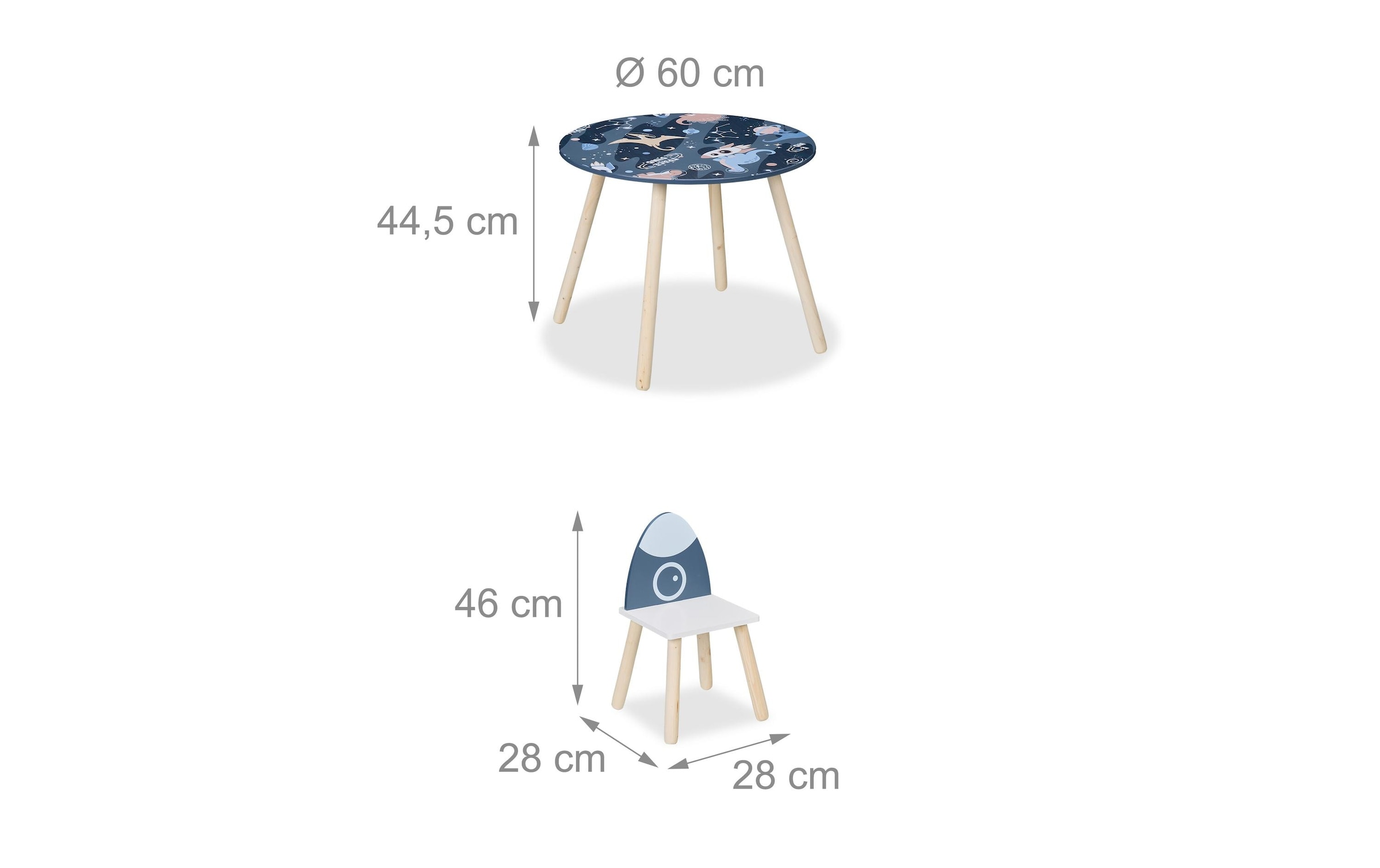 relaxdays Kindersitzgruppe »Space«