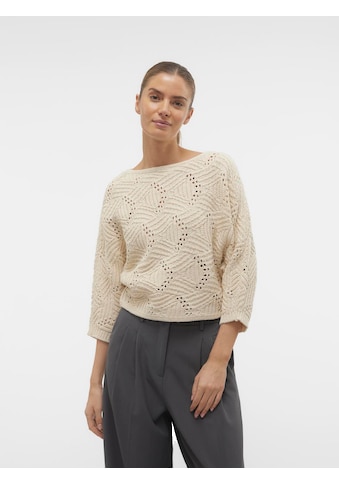 Strickpullover »VMGIGI 3/4 BOATNECK PULLOVER NOOS«