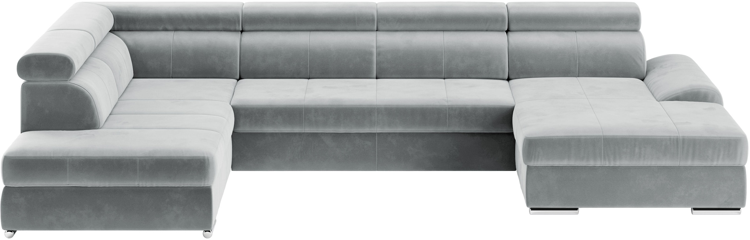 sit&more Wohnlandschaft »U-Form«, mit verstellbaren Kopfteilen, wahlweise mit Bettfunktion