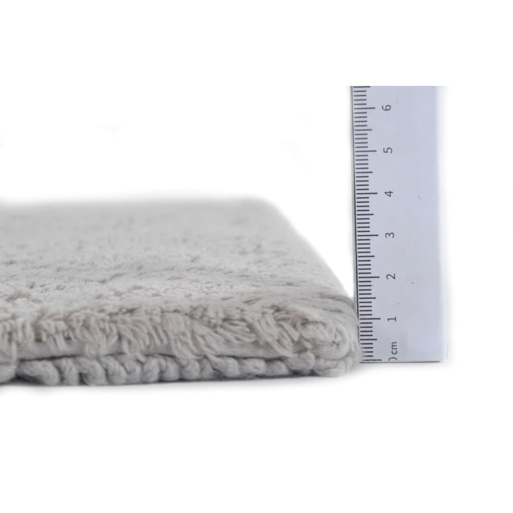 TOM TAILOR HOME Badematte »Cotton Double Uni«, Höhe 20 mm, beidseitig nutzbar-fussbodenheizungsgeeignet-strapazierfähig