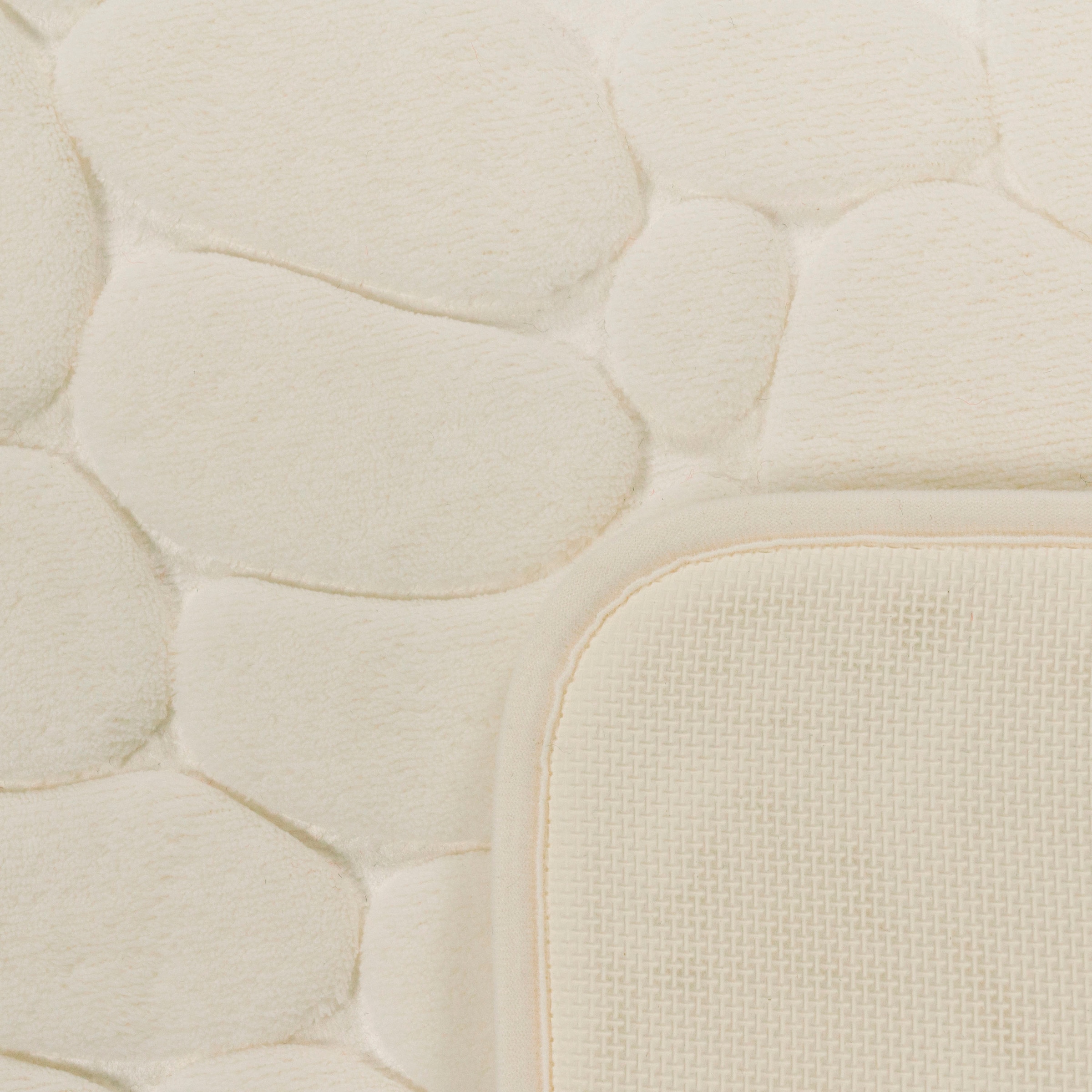 Paco Home Badematte »Corby 256«, Höhe 13 mm, fussbodenheizungsgeeignet, Badteppich, Uni Farben, Motiv Steine, Hoch-Tief Effekt