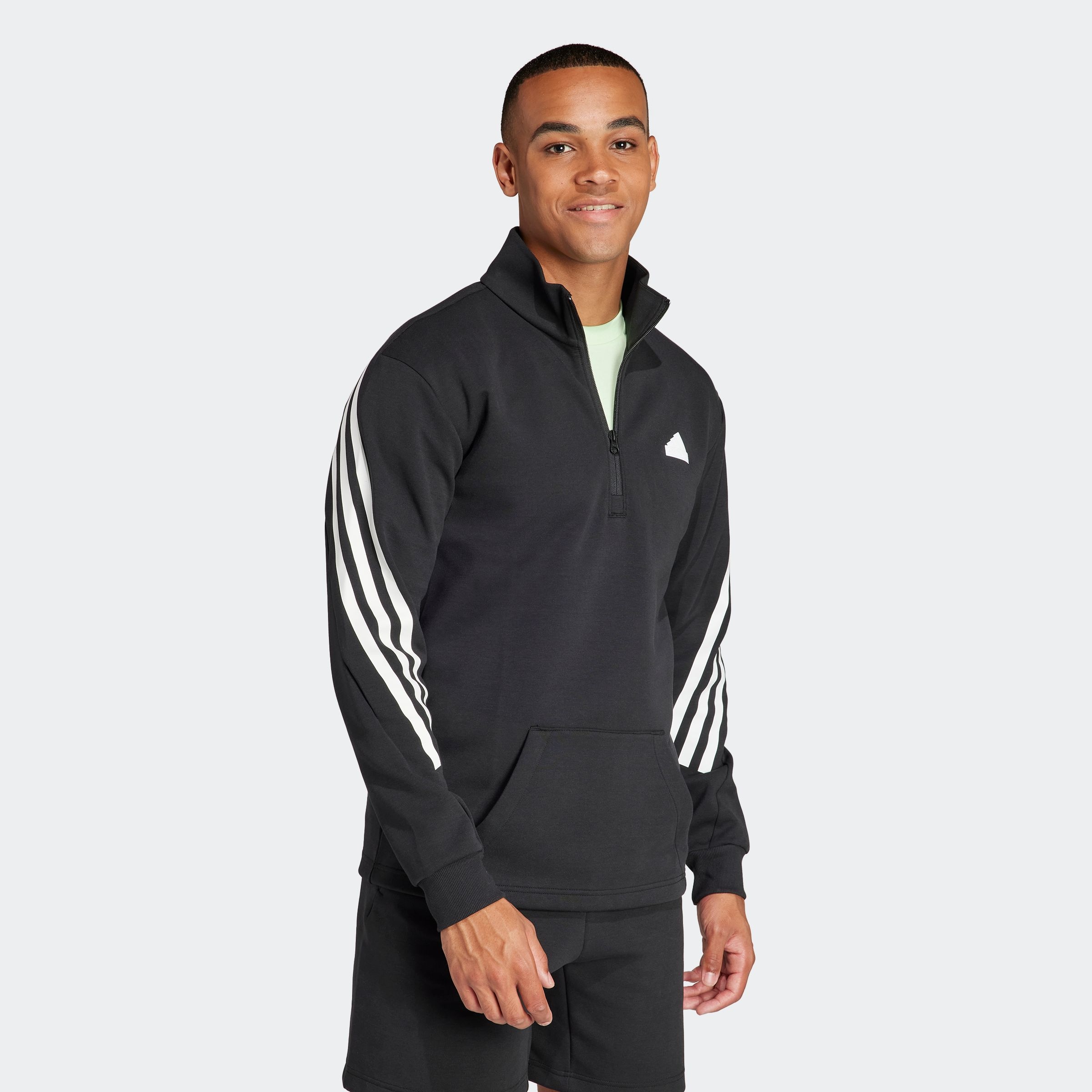 adidas Sportswear Rollkragenpullover »M FI 3S HALFZIP«, (1 tlg.)
