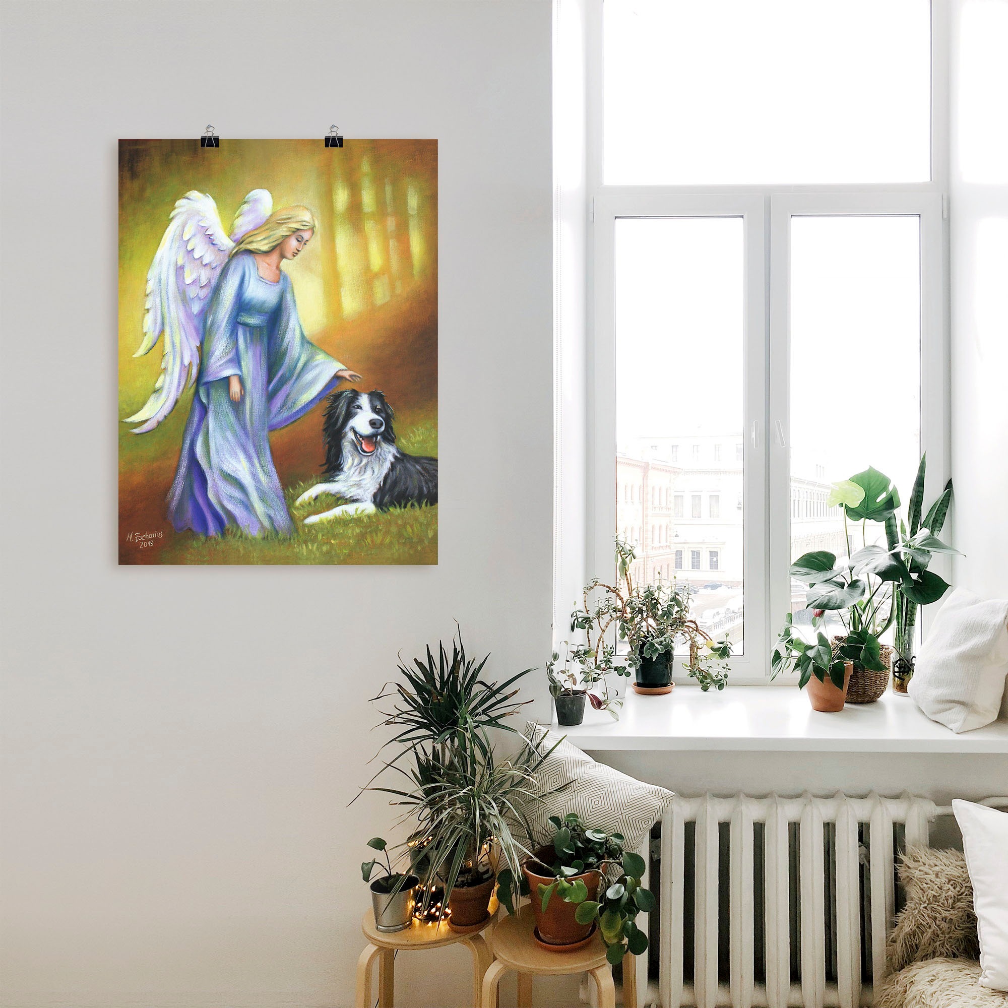 Artland Wandbild »Mein Freund es ist Zeit«, Spirituelle Bilder, (1 St.), als Alubild, Leinwandbild, Wandaufkleber oder Poster in versch. Grössen
