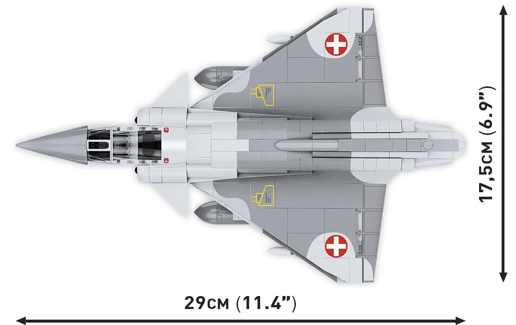 COBI Spielzeug-Flugzeug »S Swiss AF / 453 pcs.«, (453 tlg.)