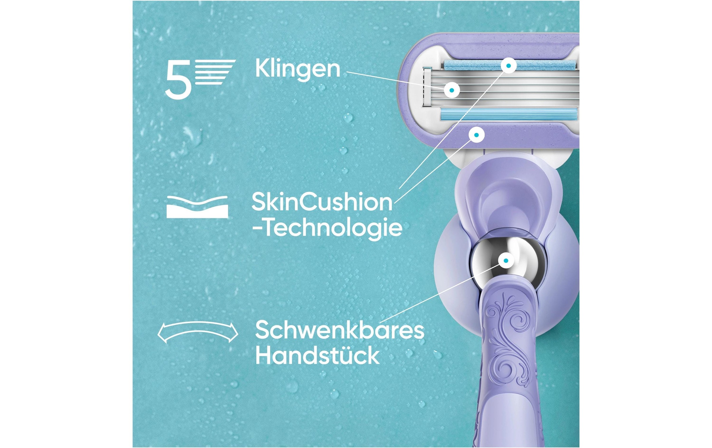 Gillette Venus Rasierklingen »Venus Extra Smooth Swirl 8 Stück«