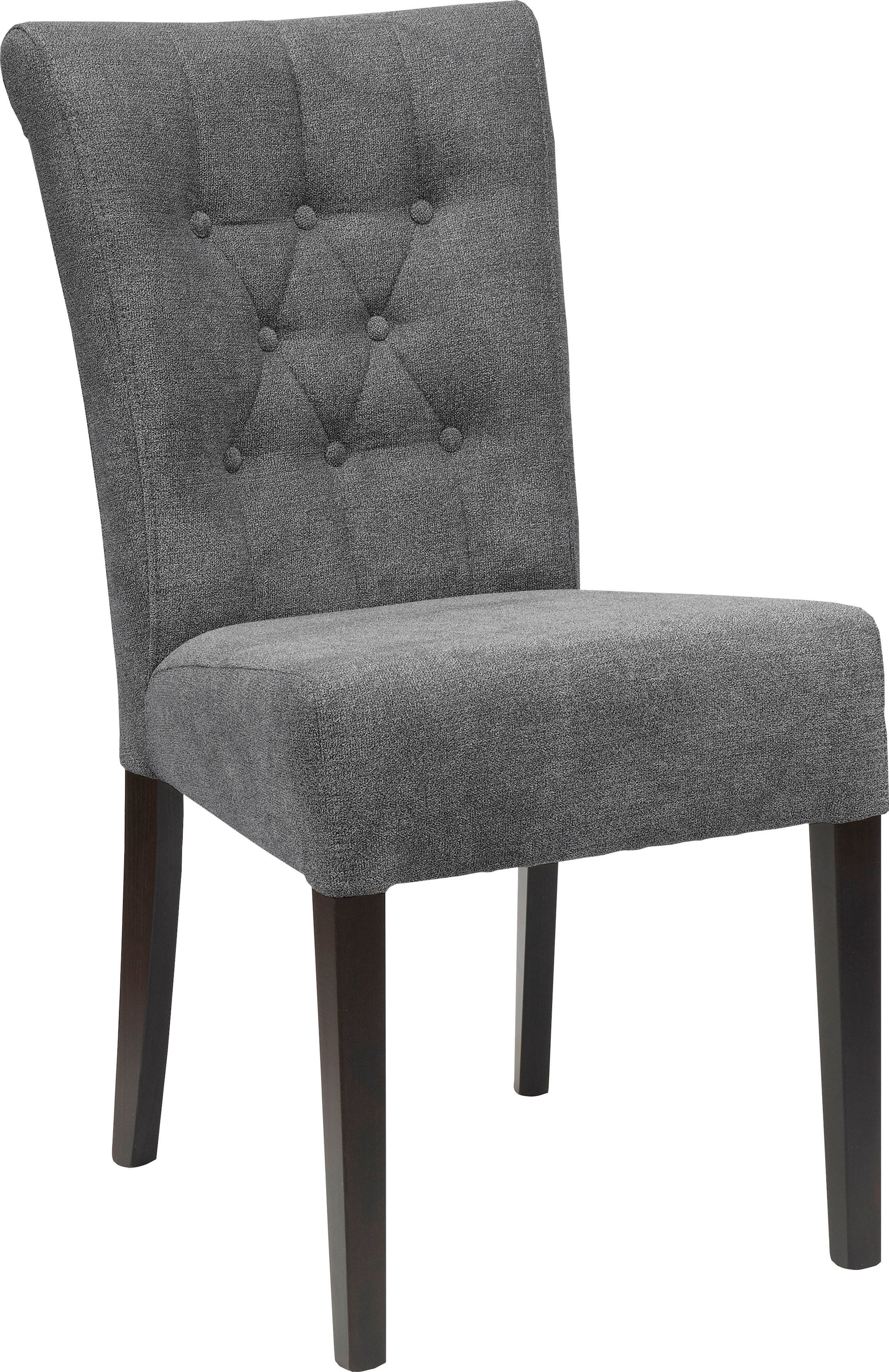 Home affaire Esszimmerstuhl »Queen BESTSELLER«, (Set), 4 St., Feinstruktur, Polsterstuhl mit Knopfheftung, 2er, 4er oder 6er Set