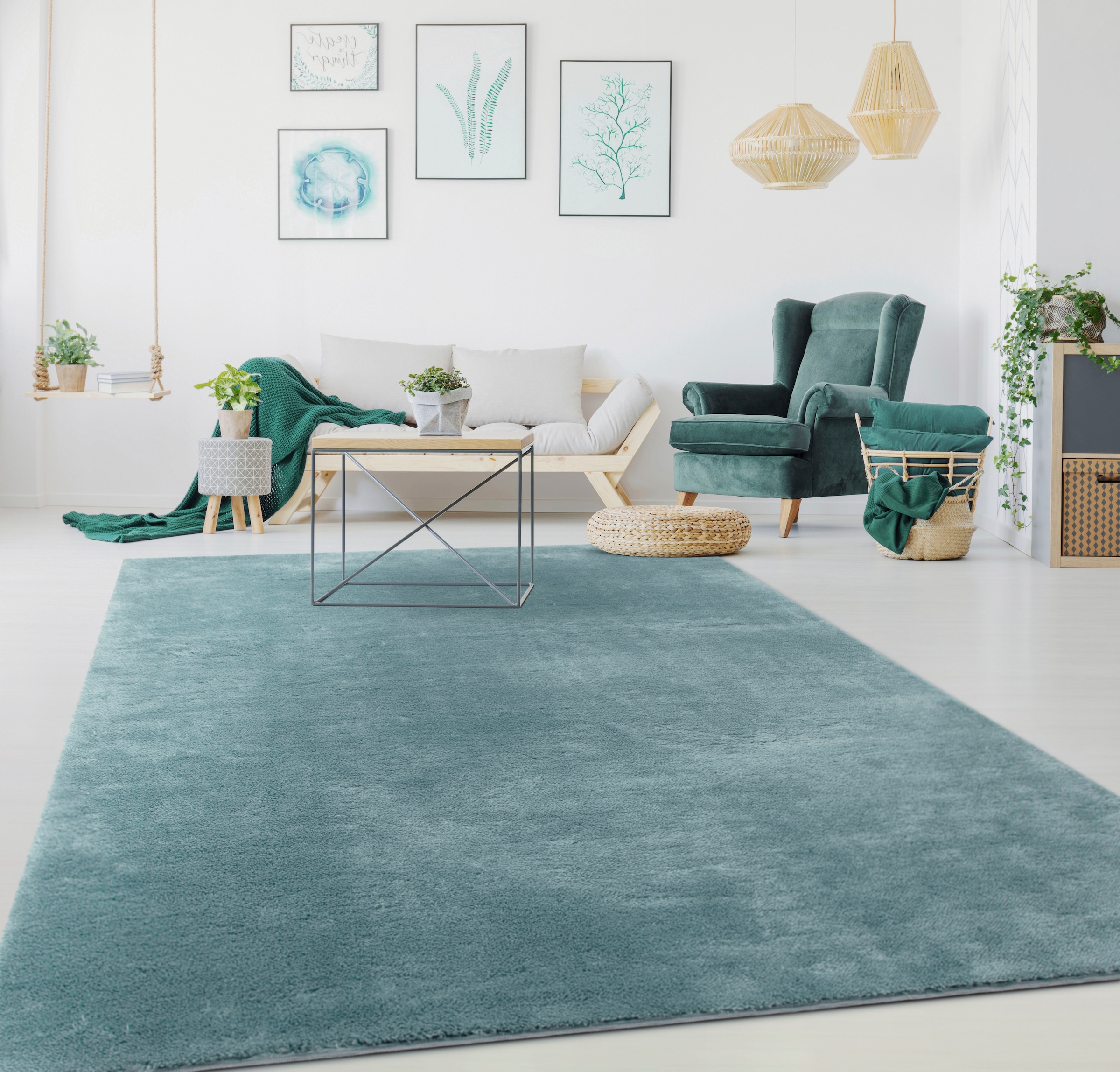 Paco Home als shoppen waschbar Teppich | erhältlich, weich, besonders Läufer online Uni-Farben, »Cadiz auch 630«, rechteckig, Jelmoli-Versand