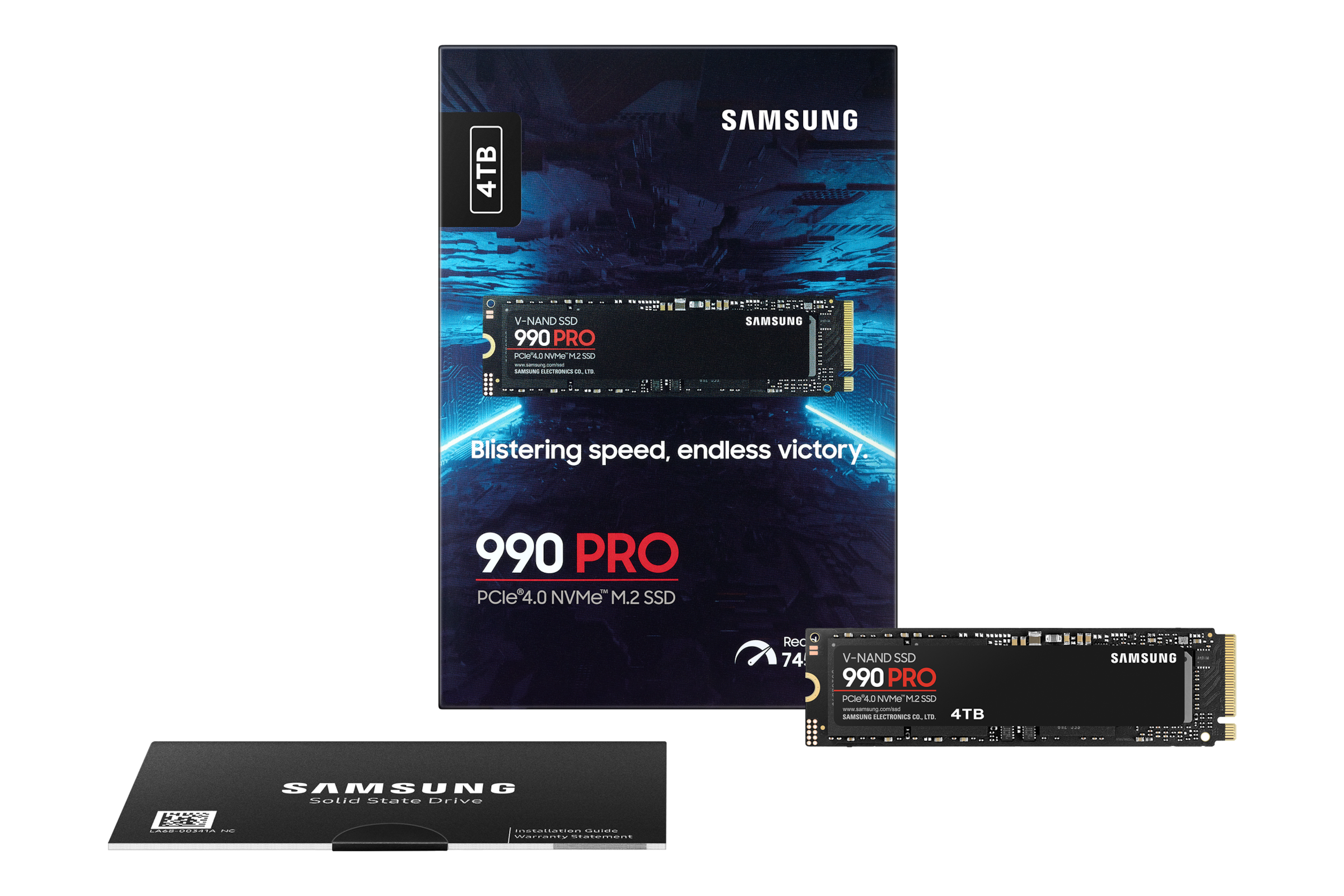 Samsung interne SSD »990 PRO«, Anschluss M.2-PCIe Gen 4.0 x4
