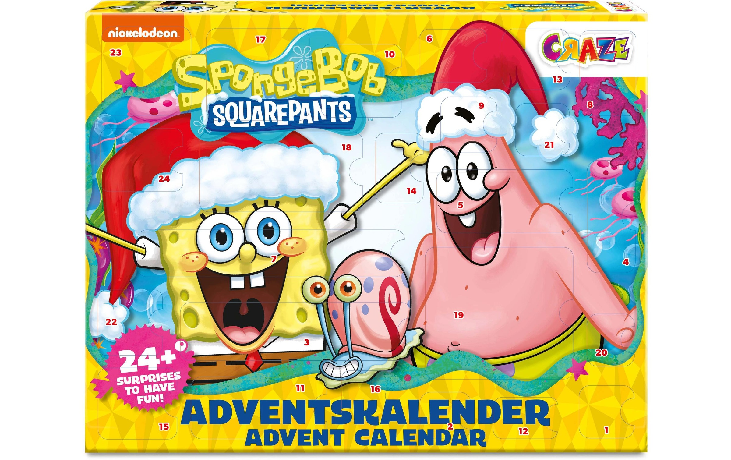 CRAZE Adventskalender »SpongeBob 2024«, ab 3 Jahren
