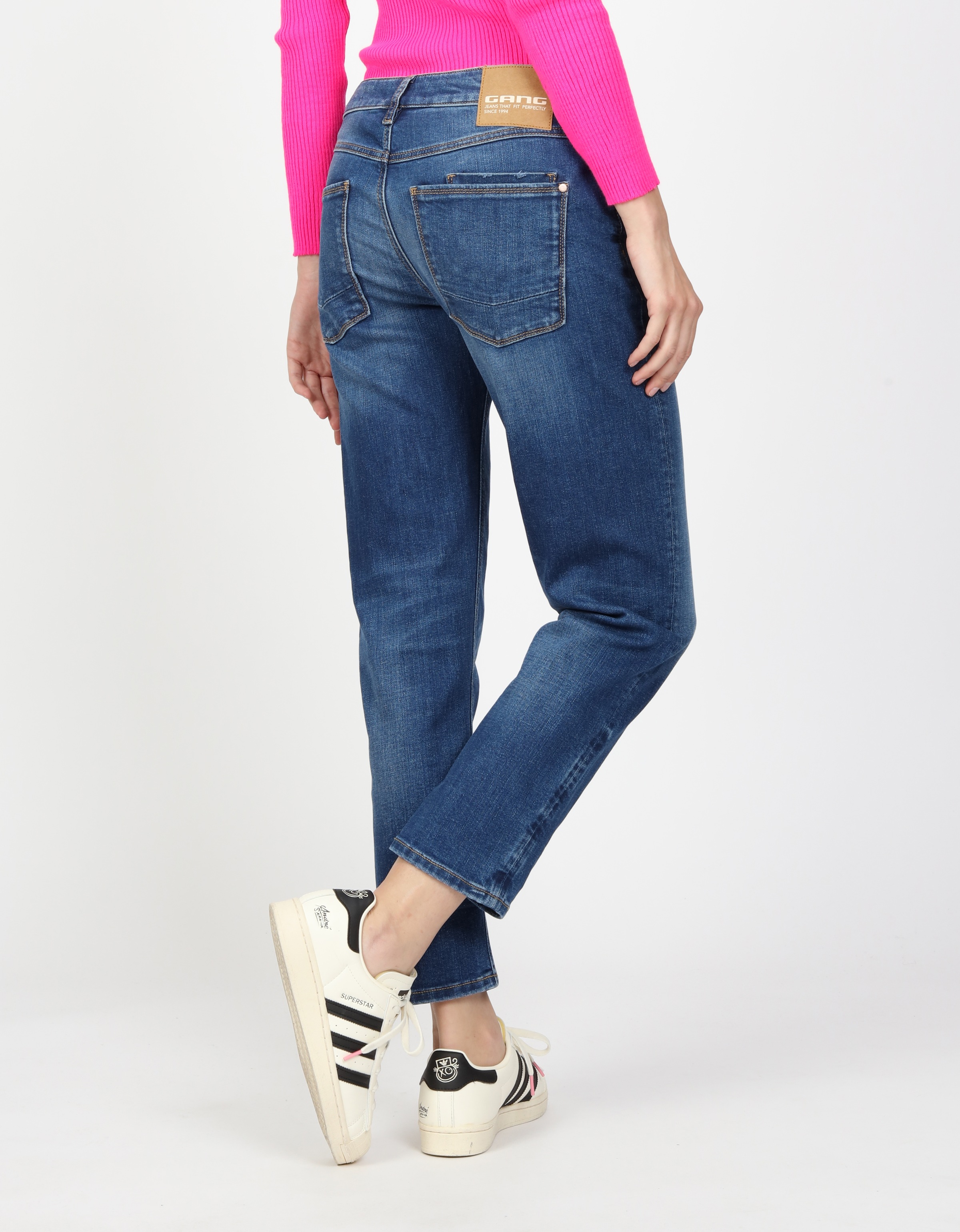 GANG Boyfriend-Jeans »94NADIA«, 5-Pocket Style mit Reissverschluss und Knopf