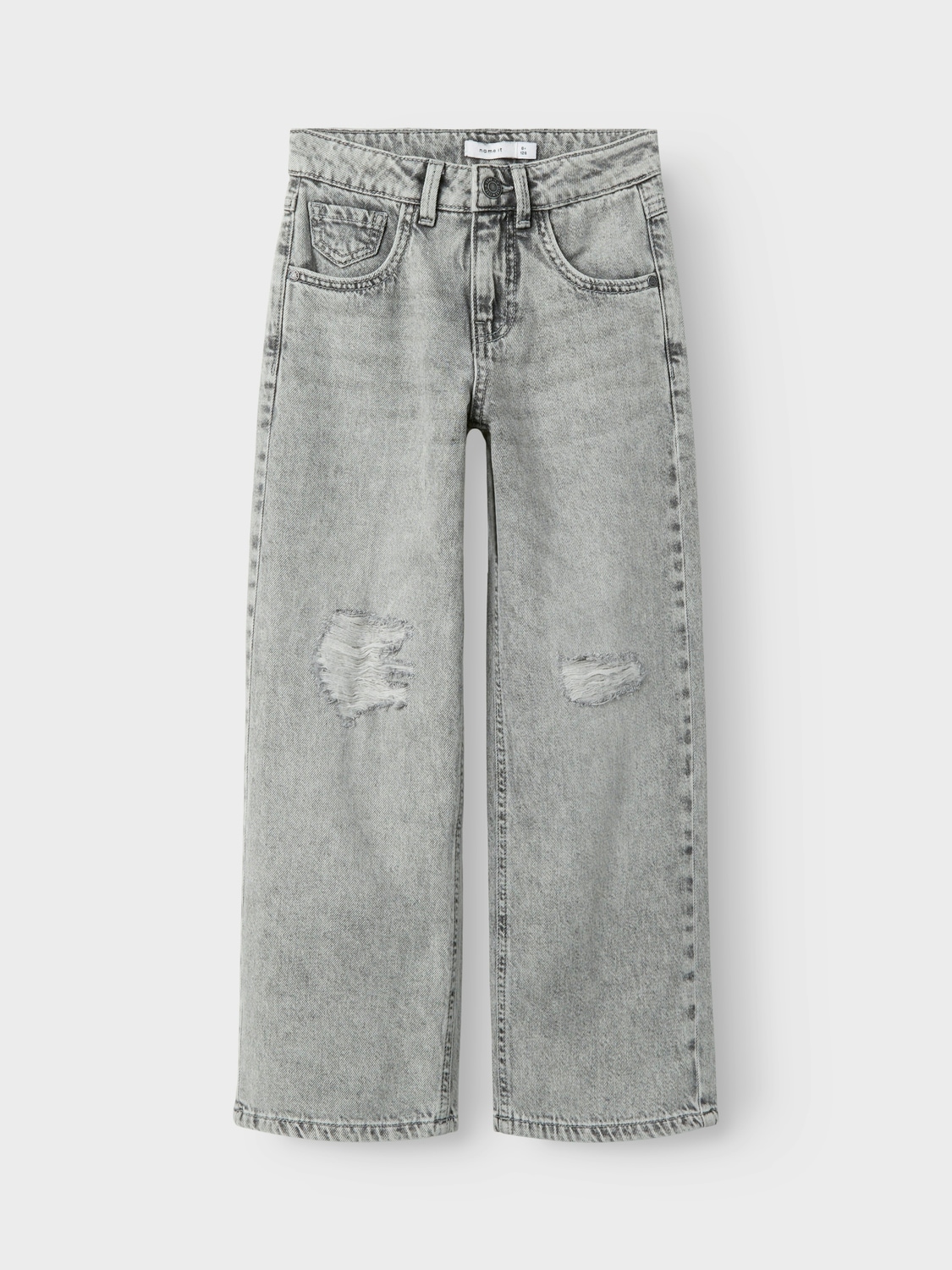 Name It 5-Pocket-Jeans »NKFROSE HW WIDE JEANS 141«, mit Destroyed Effekt