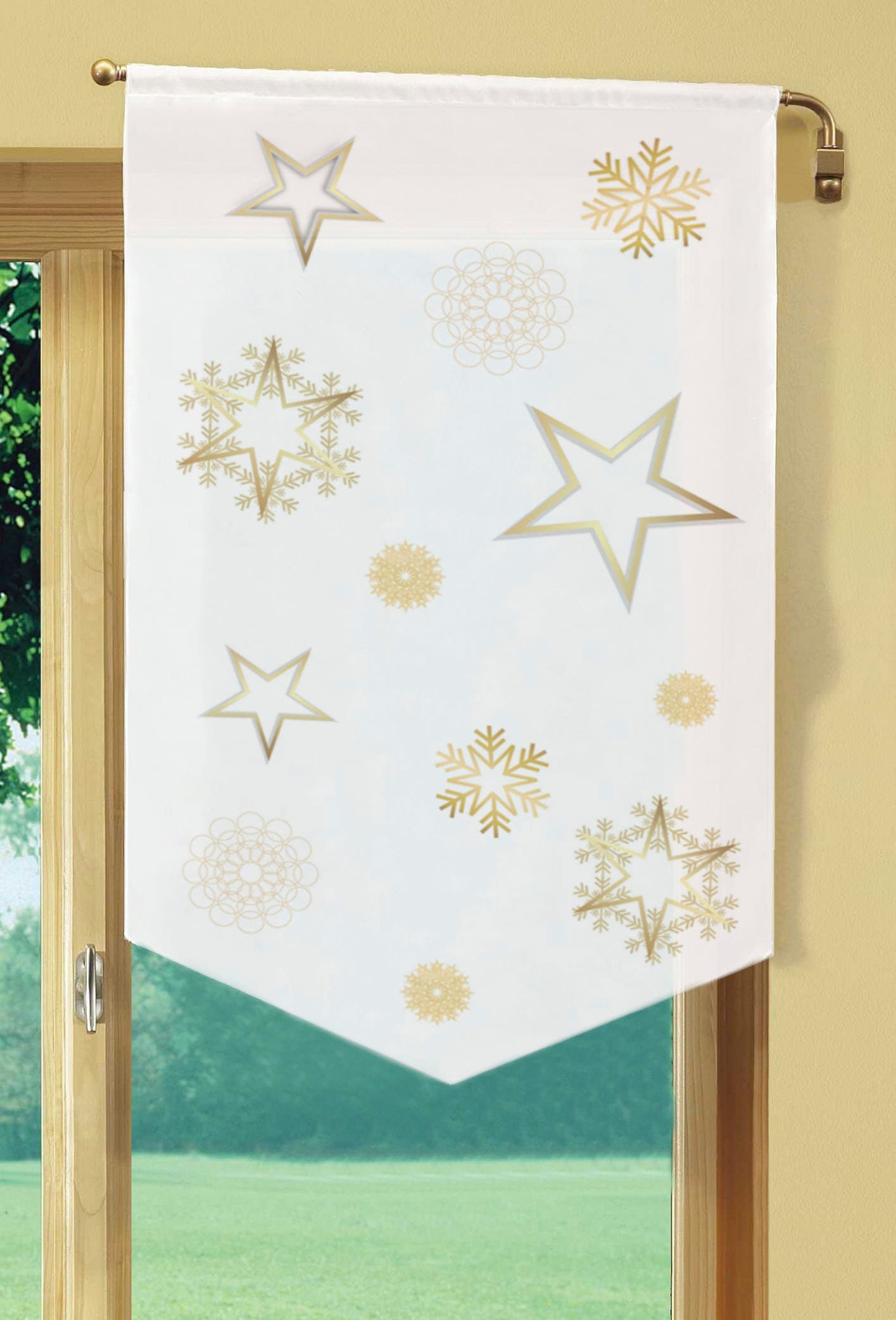 ❤ HOME WOHNIDEEN Vorhang »STARIO«, (1 St.), Fensterbehang Voile digital  bedruckt kaufen im Jelmoli-Online Shop