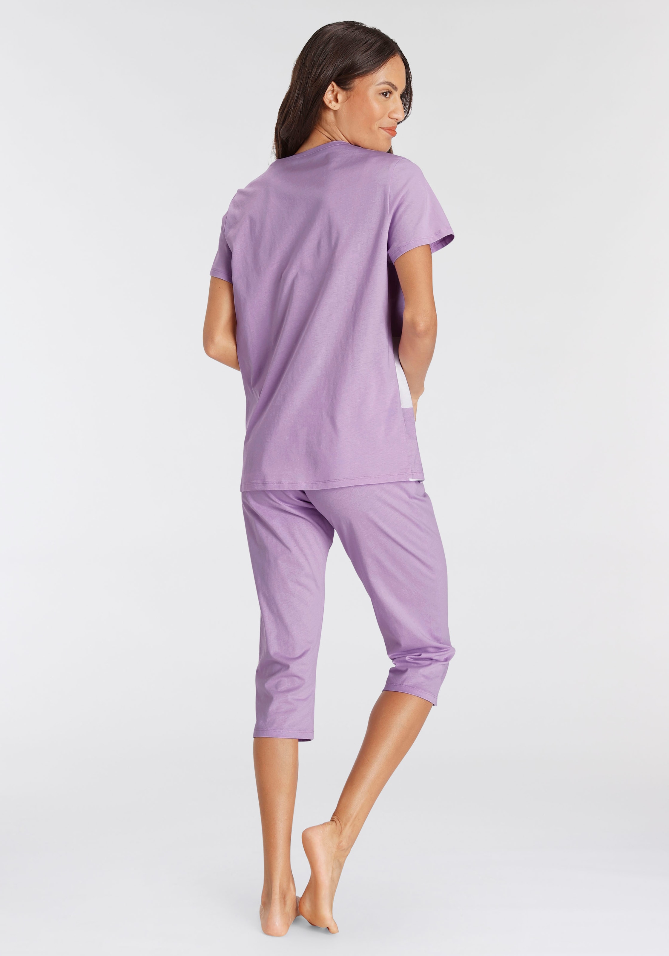 Triumph Schlafanzug, (Set, 2 tlg.), Capri-Pyjama aus reiner Baumwolle  online kaufen bei Jelmoli-Versand Schweiz