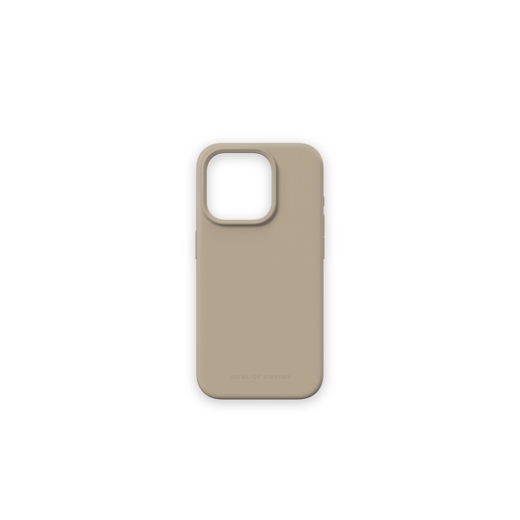 iDeal of Sweden Smartphone-Hülle »Silicone iPhone 15 Pro Beige«