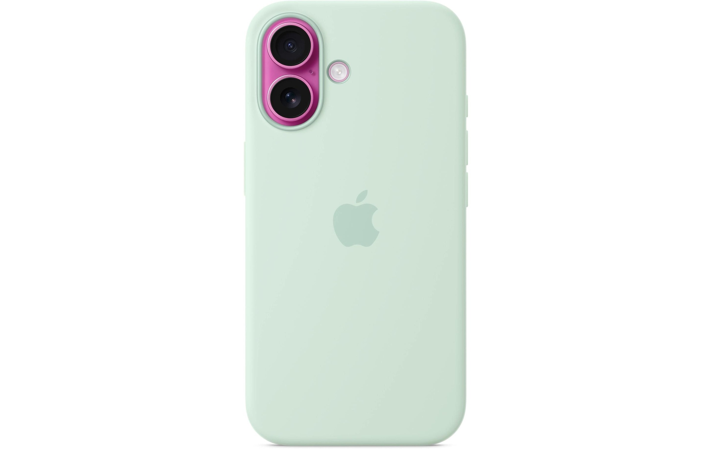 Apple Smartphone Silikon Case mit MagSafe, iPhone 16, Aquamarin