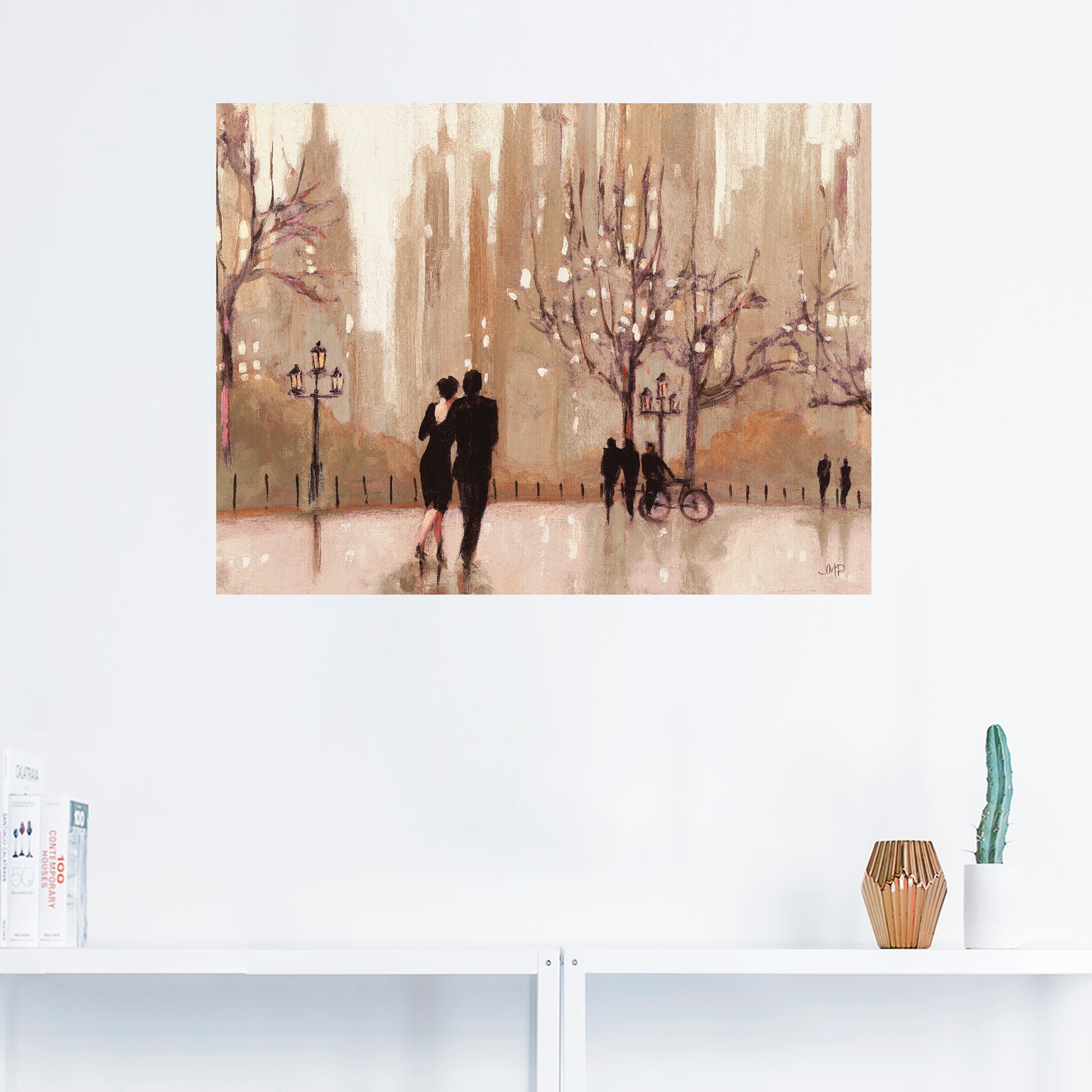 Artland Wandbild »Ein Abend in der Natur«, Paar, (1 St.), als Leinwandbild, Poster, Wandaufkleber in verschied. Grössen