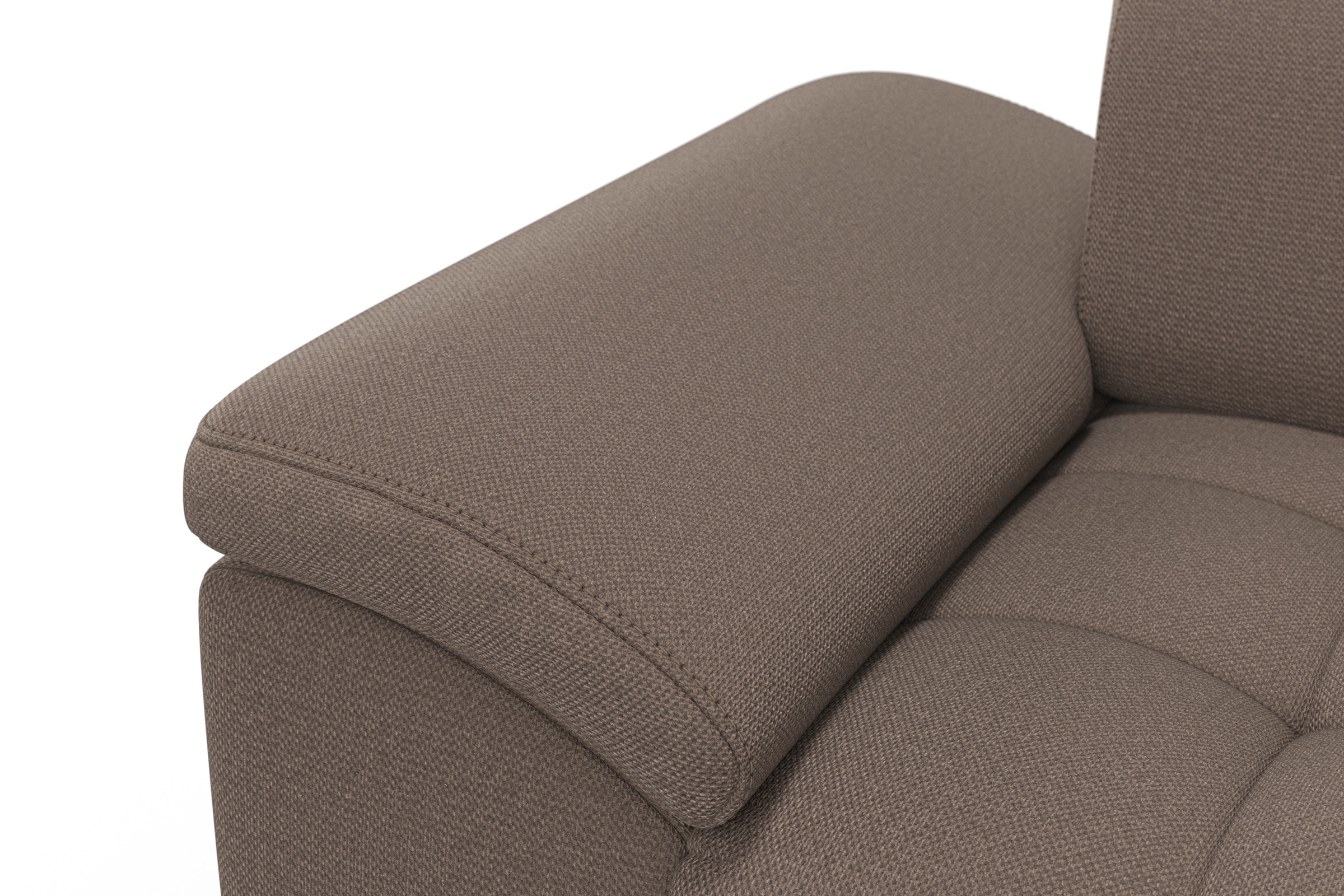 sit&more Ecksofa »Cool L-Form«, wahlweise mit Kopfteilverstellung und Vorziehsitz, motorisch