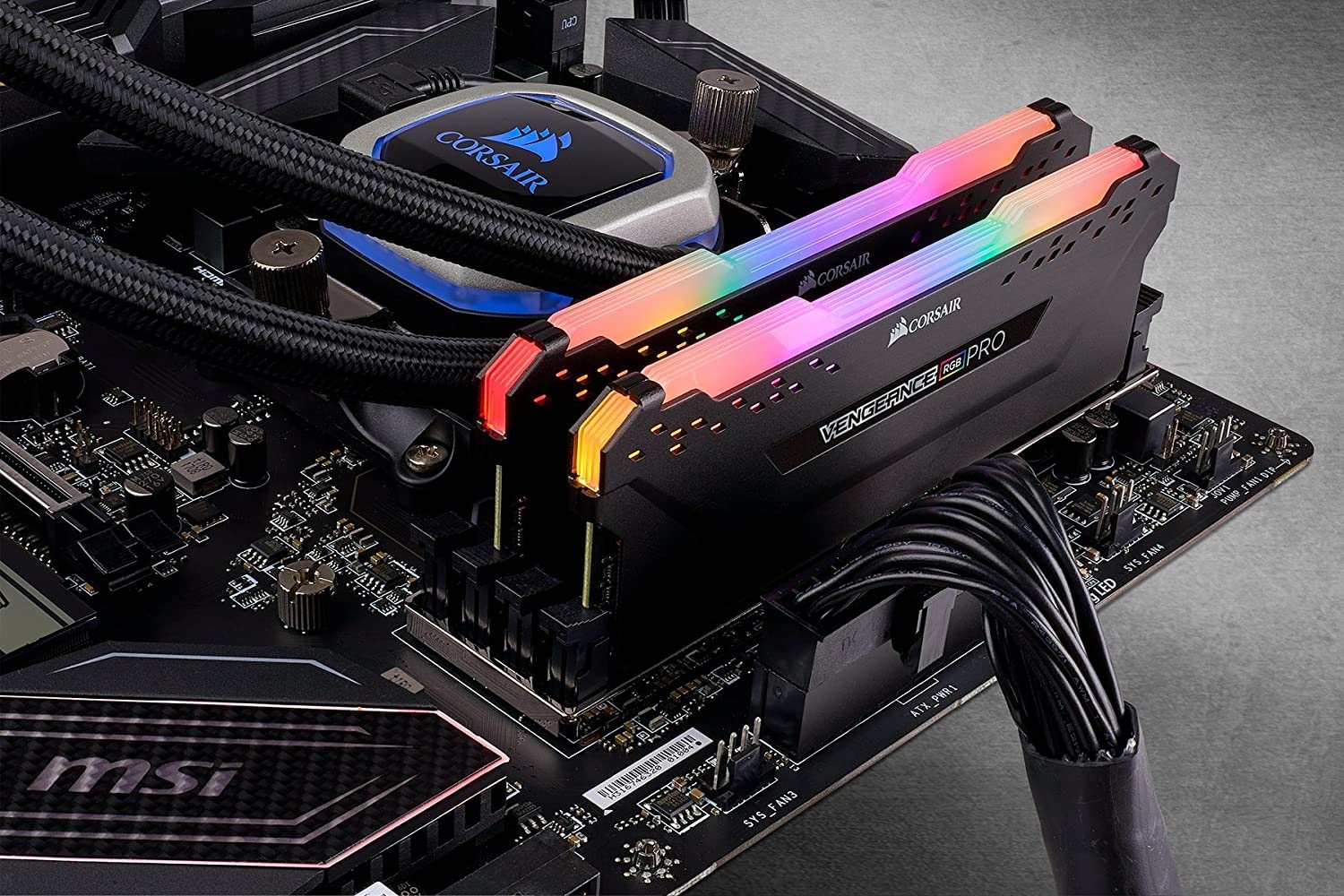 Corsair Arbeitsspeicher »Vengeance RGB PRO DDR4, 3600MHz 64GB 2x32GB DIMM«