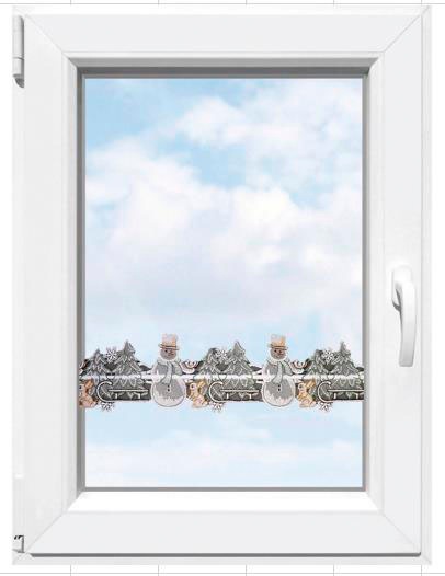 Stickereien Plauen Scheibengardine (1 Shop | Jelmoli-Versand Fensterdekoration Online »Winter«, \