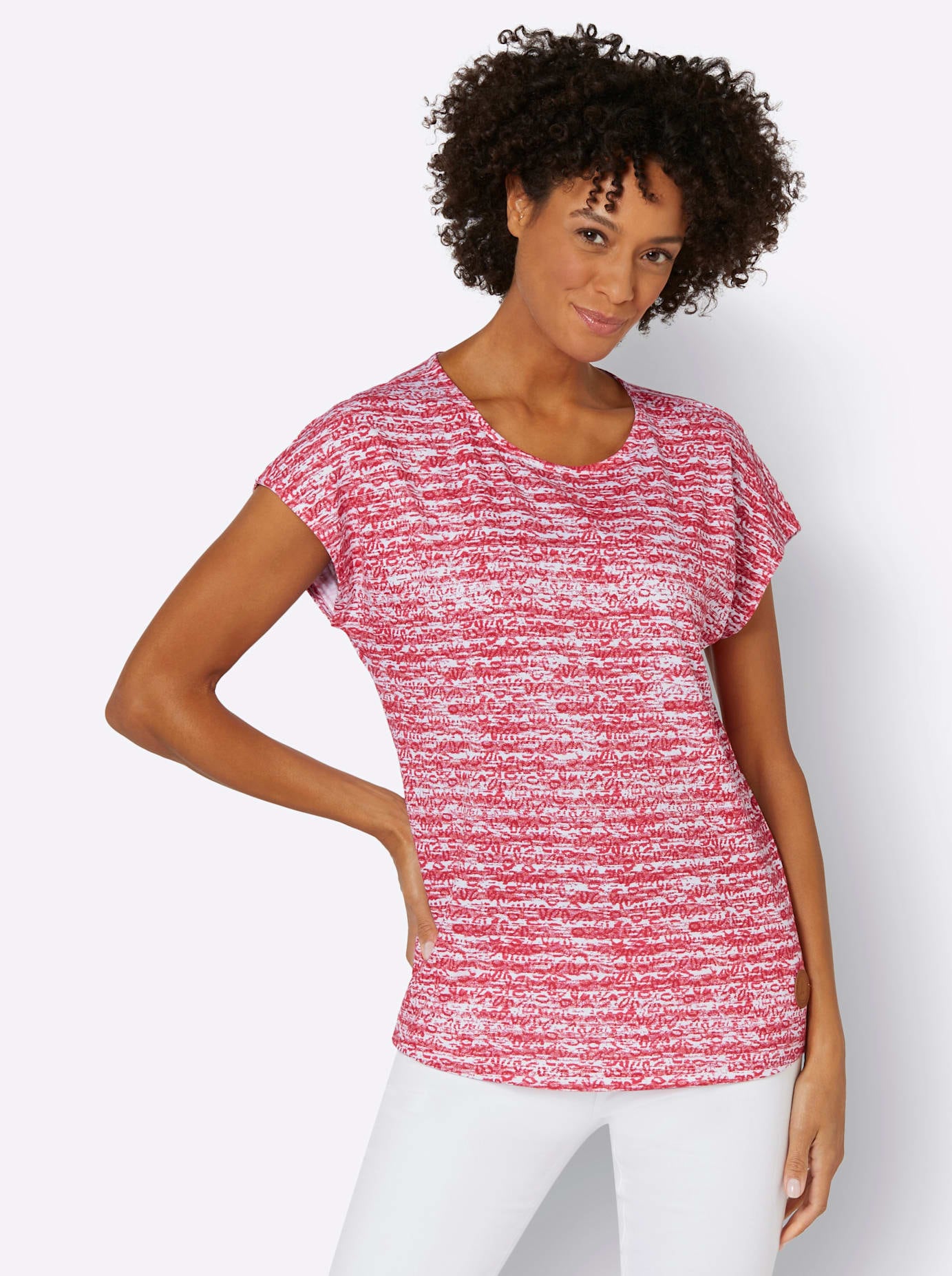 Casual Looks Kurzarmshirt »Shirt«, (1 tlg.)