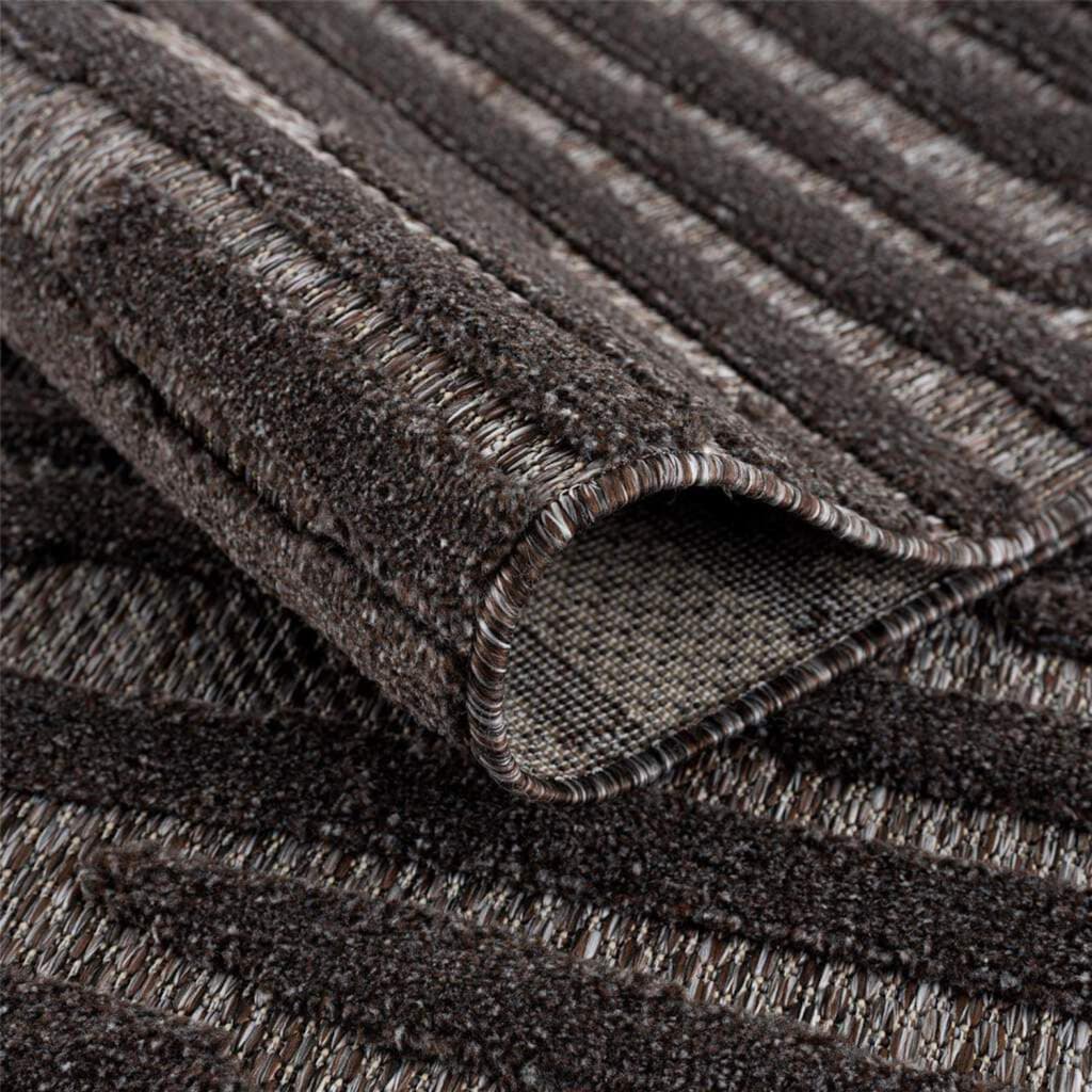 Carpet City Teppich »In-& Outdoorteppich Santorini 58394, 3D-Effekt, Streifen«, rechteckig