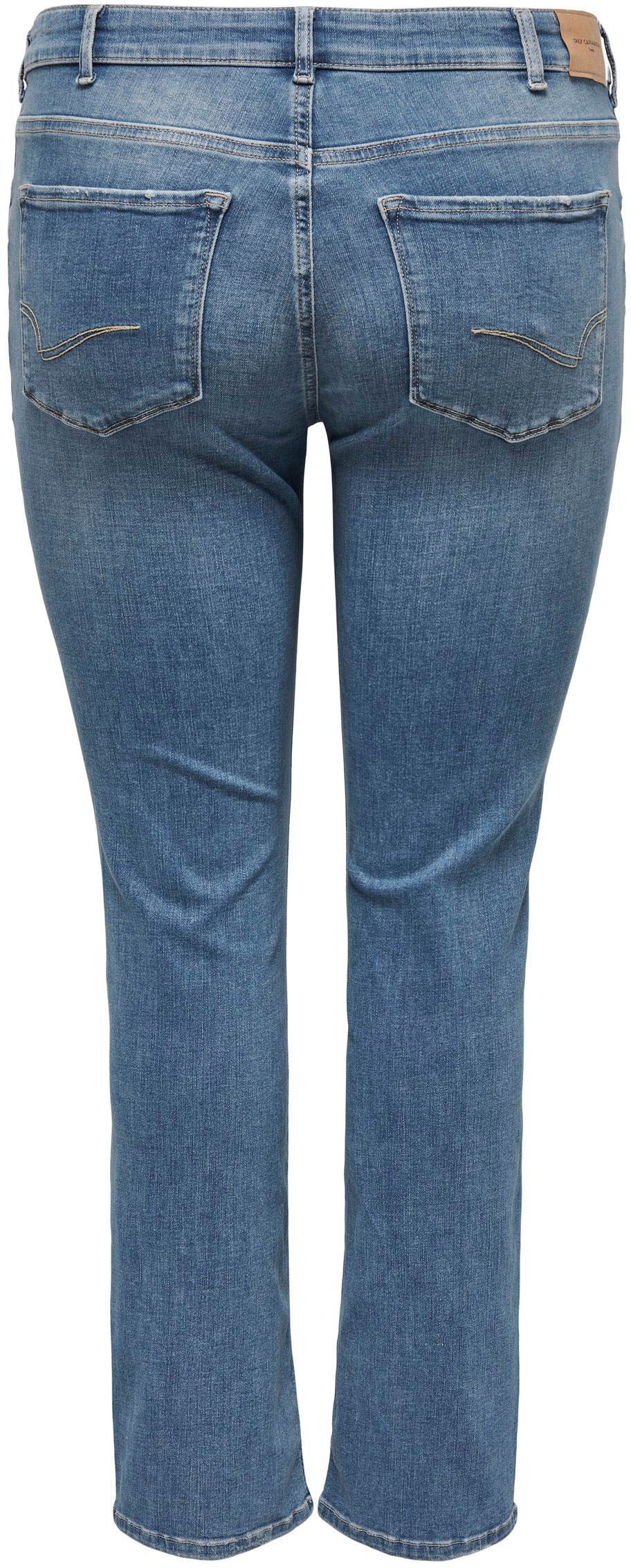 online bestellen Jelmoli-Versand Straight-Jeans bei ONLY DNM REG »CARALICIA CARMAKOMA DOT5669 NOOS« STRT Schweiz