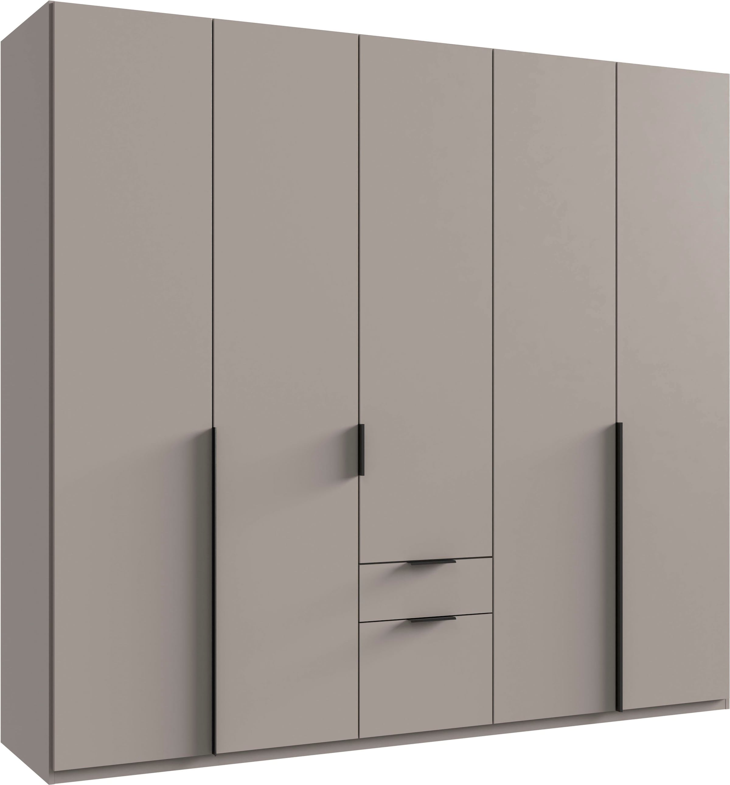Wimex Drehtürenschrank "Mugano" mit langen oder kurzen Griffen aus Metall, in vielen Breiten, 208 oder 236 cm hoch, Made in Germany