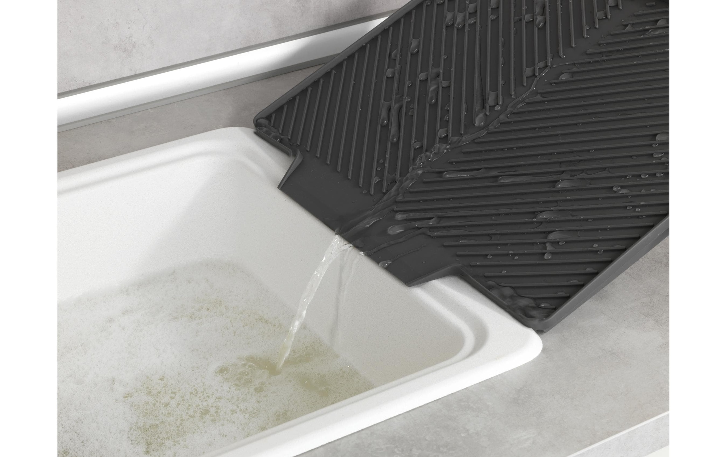 WENKO Abtropfmatte »Nelia Maxi 34 x 3 x 40 cm«