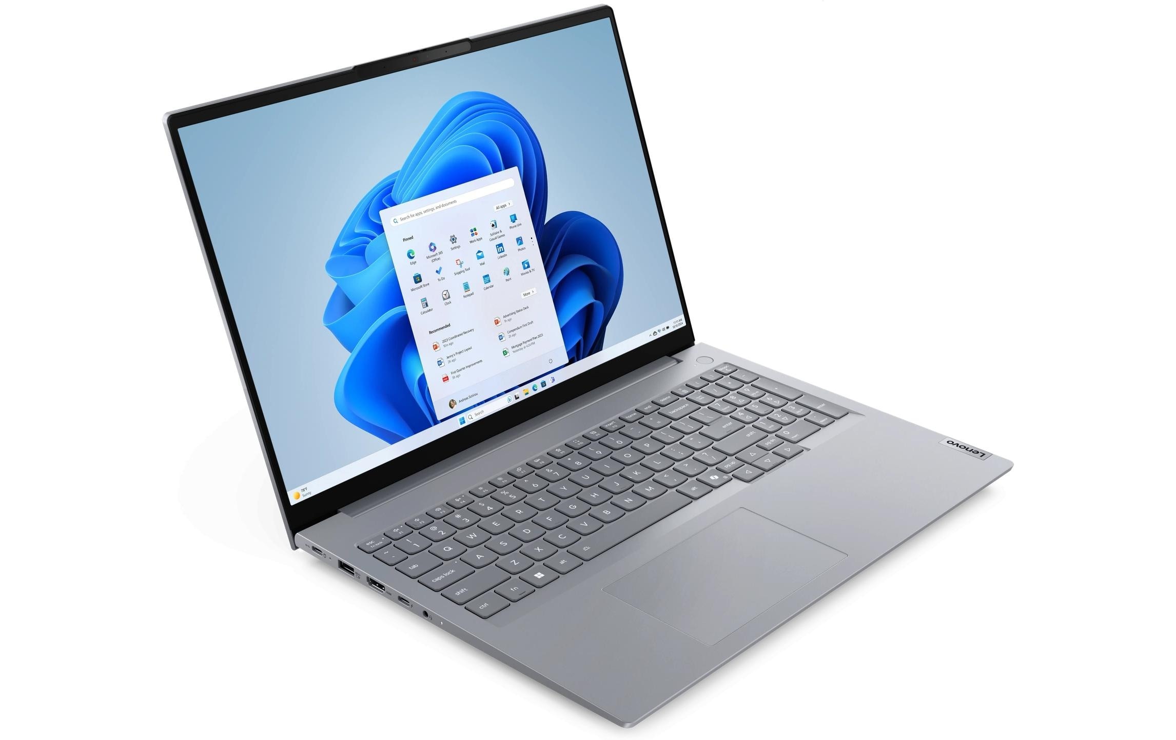 Lenovo Notebook »ThinkBook 16 G8 IAL«, 40,64 cm, / 16 Zoll, Intel, Core Ultra 7, Intel Graphics, eingebauter Lautsprecher, eingebautes Mikrofon, Webcam
