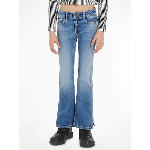 ordern Calvin Klein ✵ SPLIT »FLARE VISUAL BLUE« Stretch-Jeans Jelmoli-Versand Jeans MR | MID online