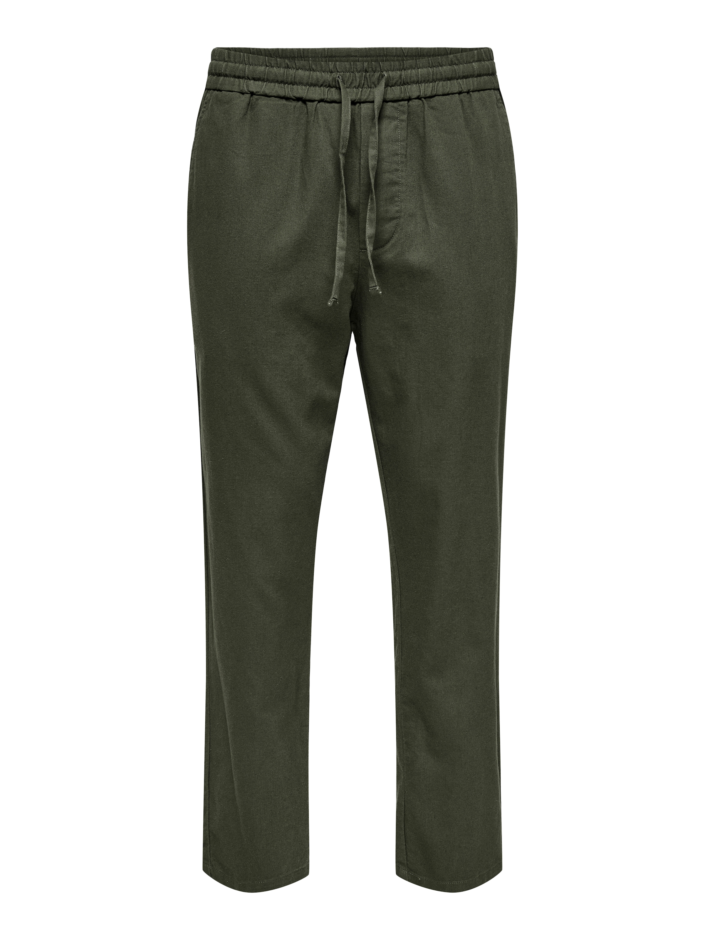 ONLY & SONS Stoffhose »ONSLINUS CROP 0007 COT LIN PNT NOOS«, mit Leinen
