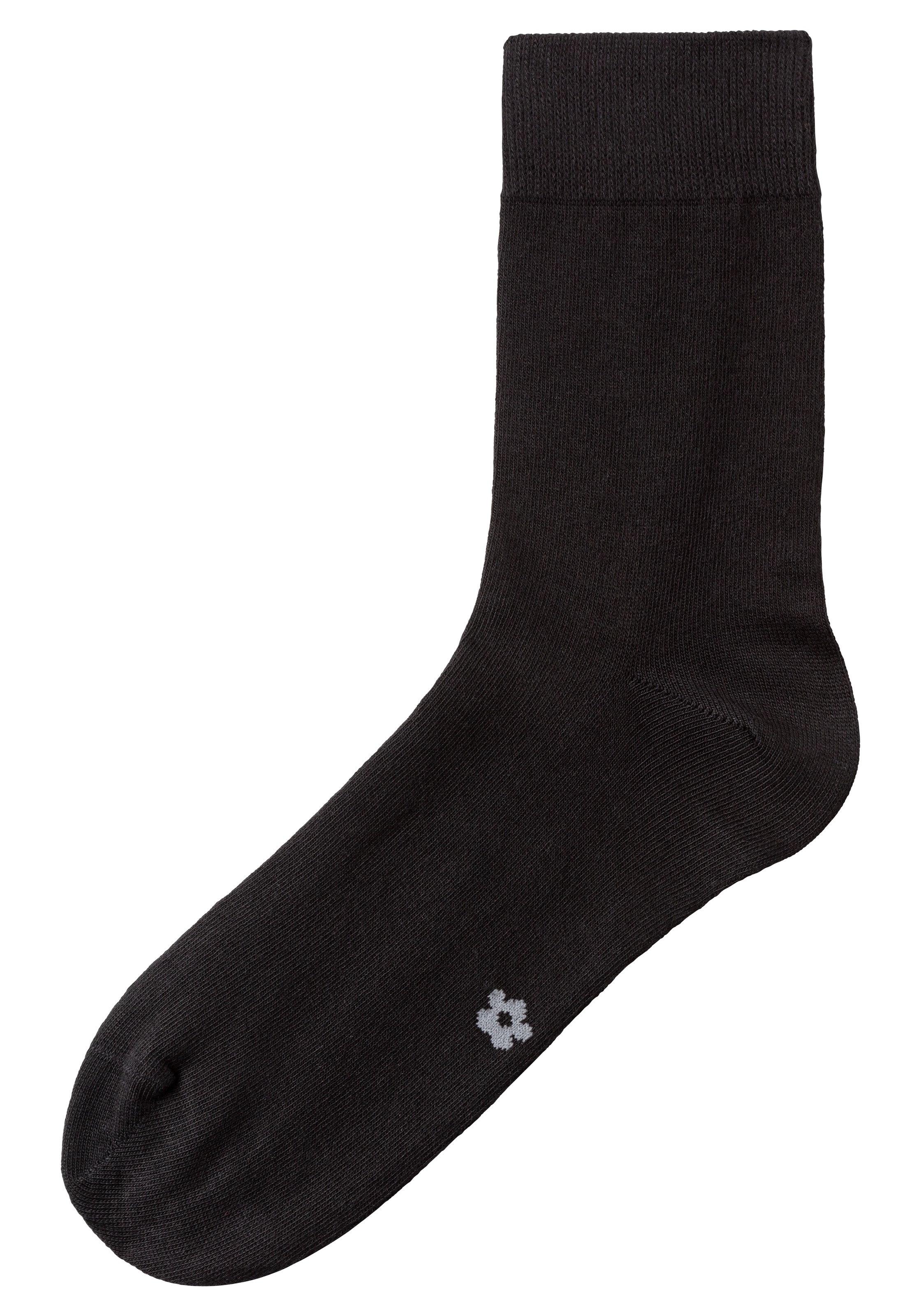 H.I.S Basicsocken, (Packung, 10 Paar), mit eingestrickten Symbolen