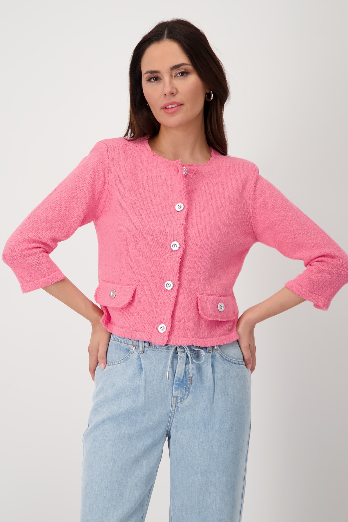 Monari Strickjacke mit Knöpfen