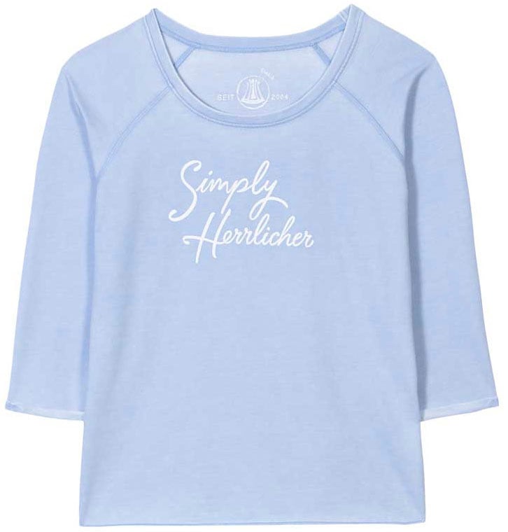 Sweater »ANGELIKA«, mit Logo-Statement Stickerei "Simply Herrlicher"