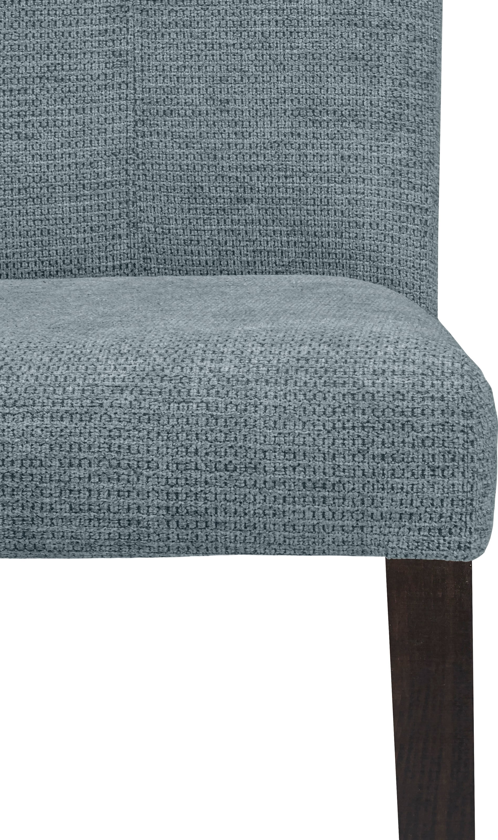 Home affaire 4-Fussstuhl »Aspen«, (Set), 2 St., Softstruktur, Beine aus massiver Buche, wengefarben lackiert