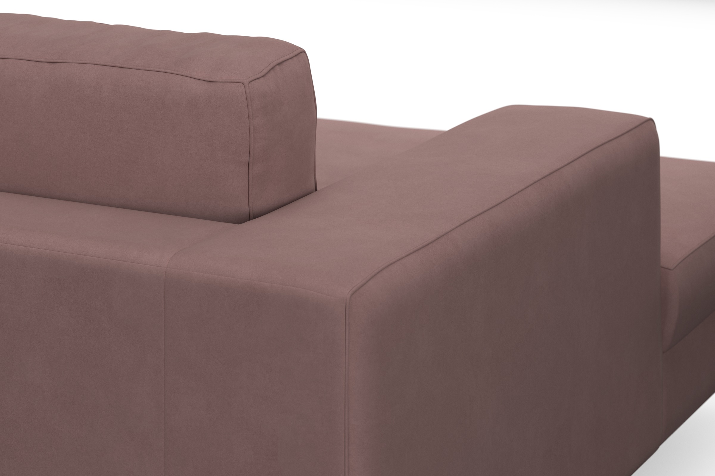 DOMO collection Wohnlandschaft »Modica U-Form«, XXL, in moderner Optik mit, 2 grosszügigen Recamieren, auch in Cord