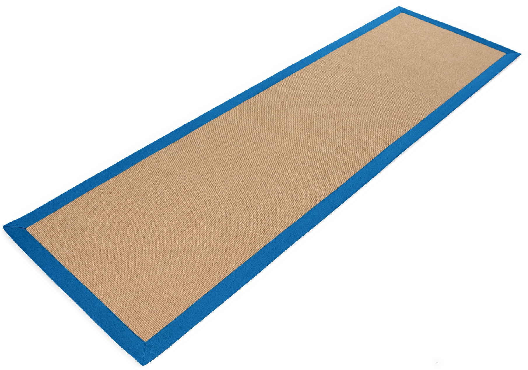 carpetfine Sisalteppich »Sisal,  auch als Läufer erhältlich«, rechteckig, 5 mm Höhe, mit farbiger Bordüre, Anti Rutsch Rückseite, viele Grössen, Wohnzimmer
