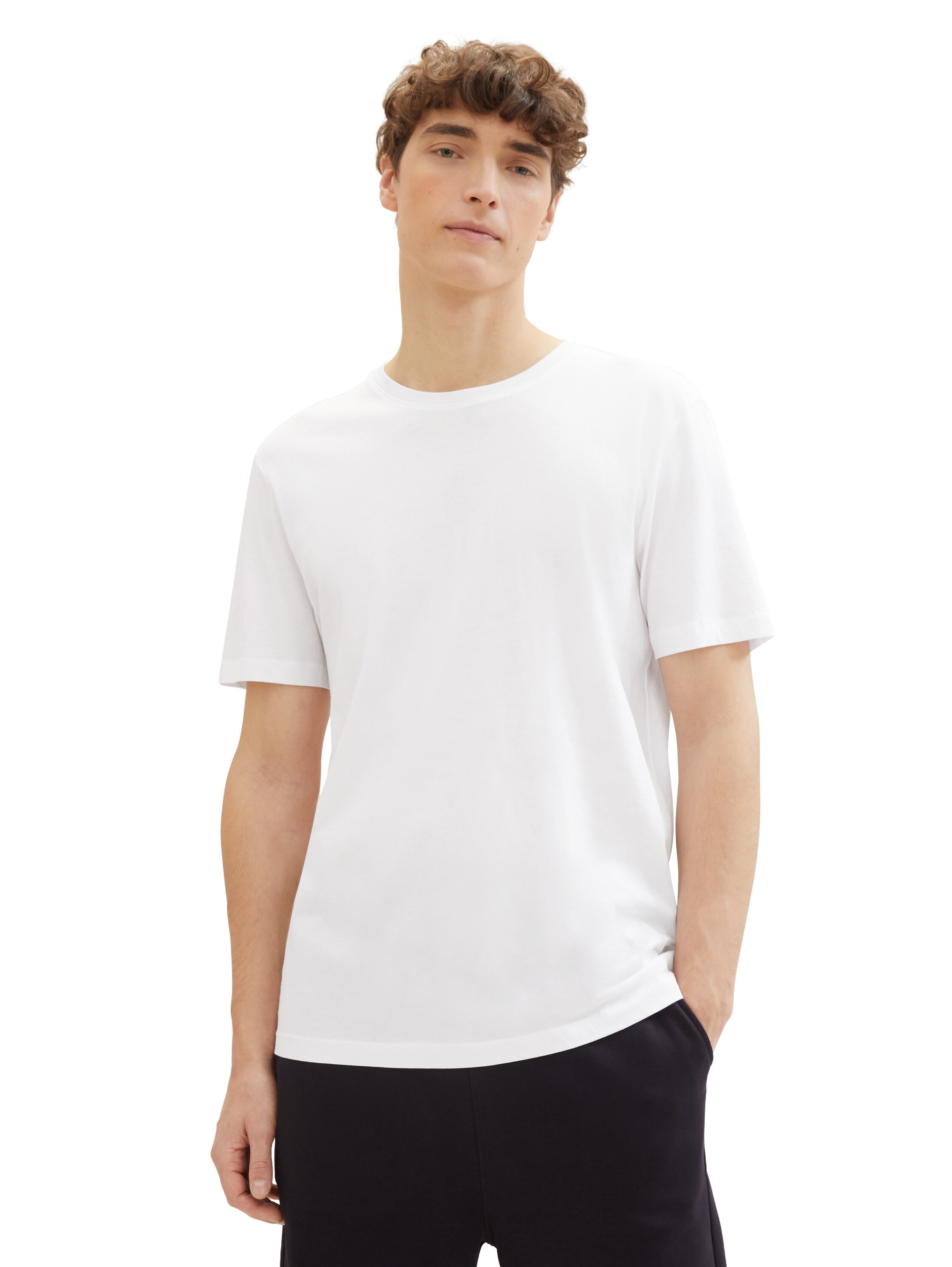 TOM TAILOR Denim T-Shirt, (Packung, 3 tlg.)
