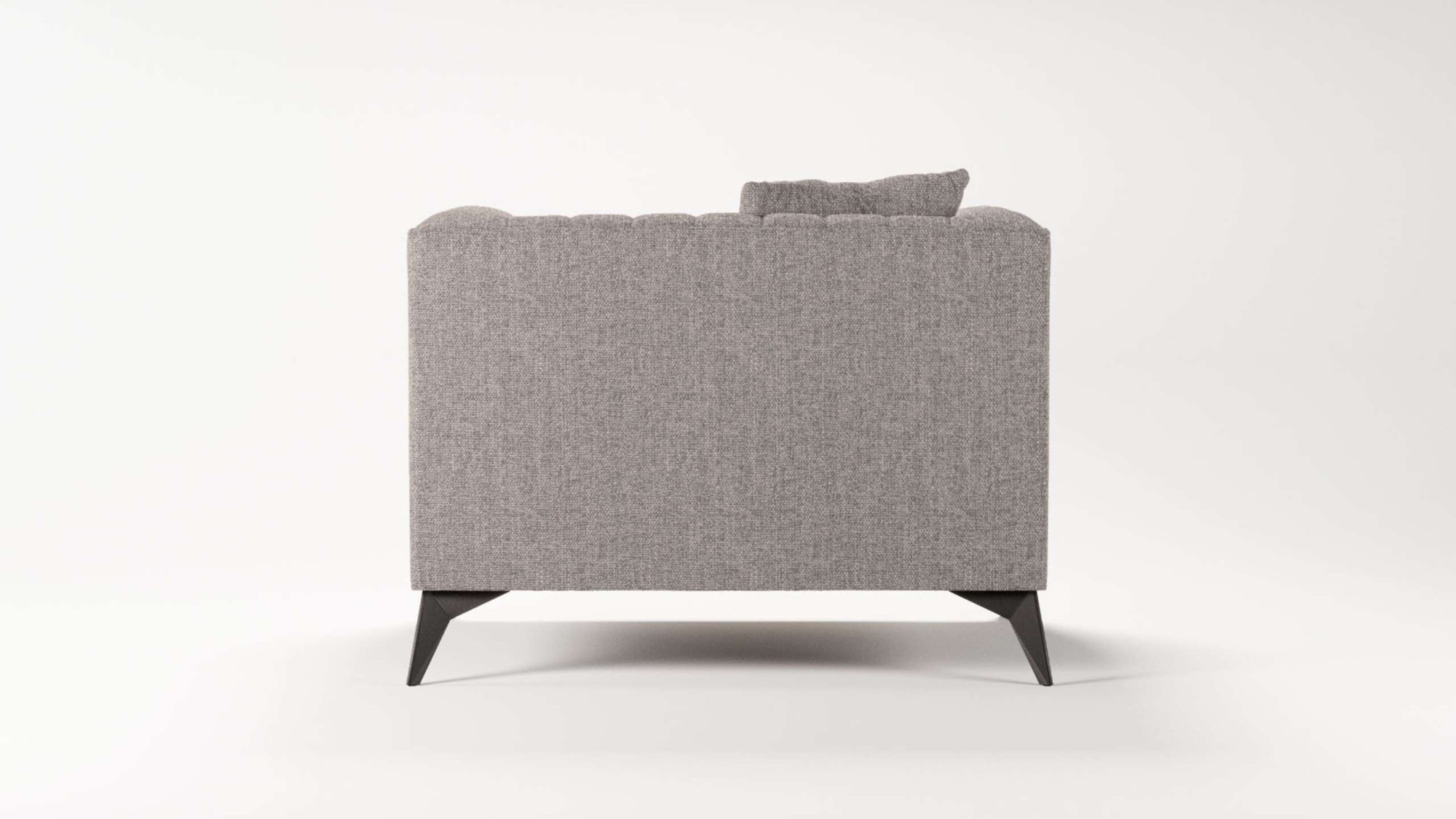 Places of Style Sessel »MATTHEW Loungesessel, Masse B/T/H: 99/86/74 cm«, incl. 1 Zierkissen, Steppung im Rückenbereich