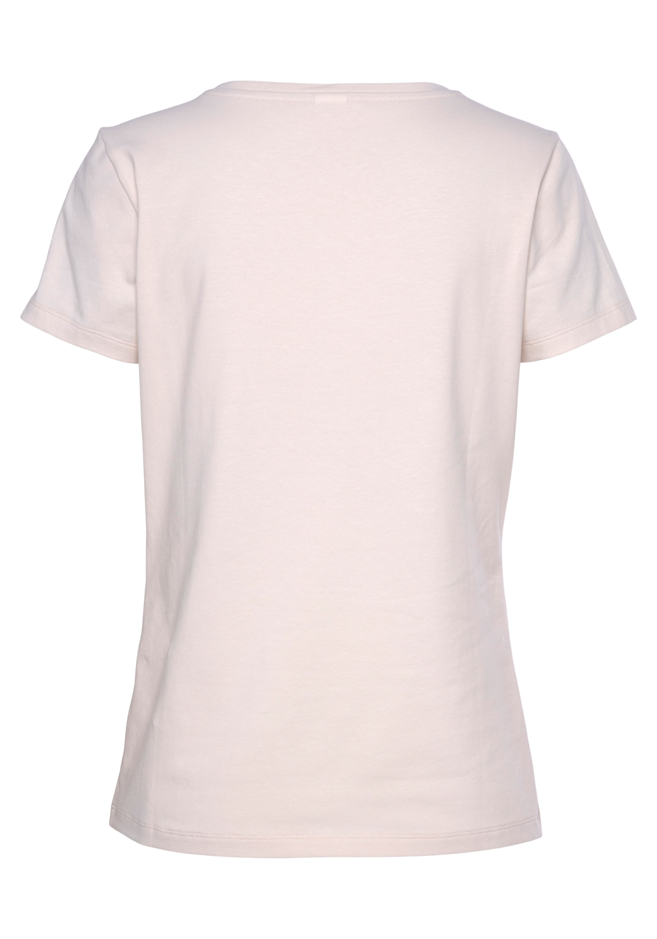 Vivance Kurzarmshirt, T-Shirt mit schönem Frontprint, Loungewear