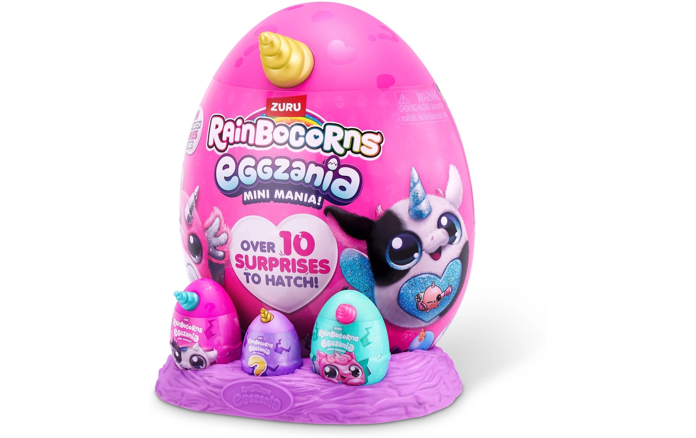 ZURU Plüschfigur »Rainbocorns Eggzania Mini Plush Soft Small assortiert«