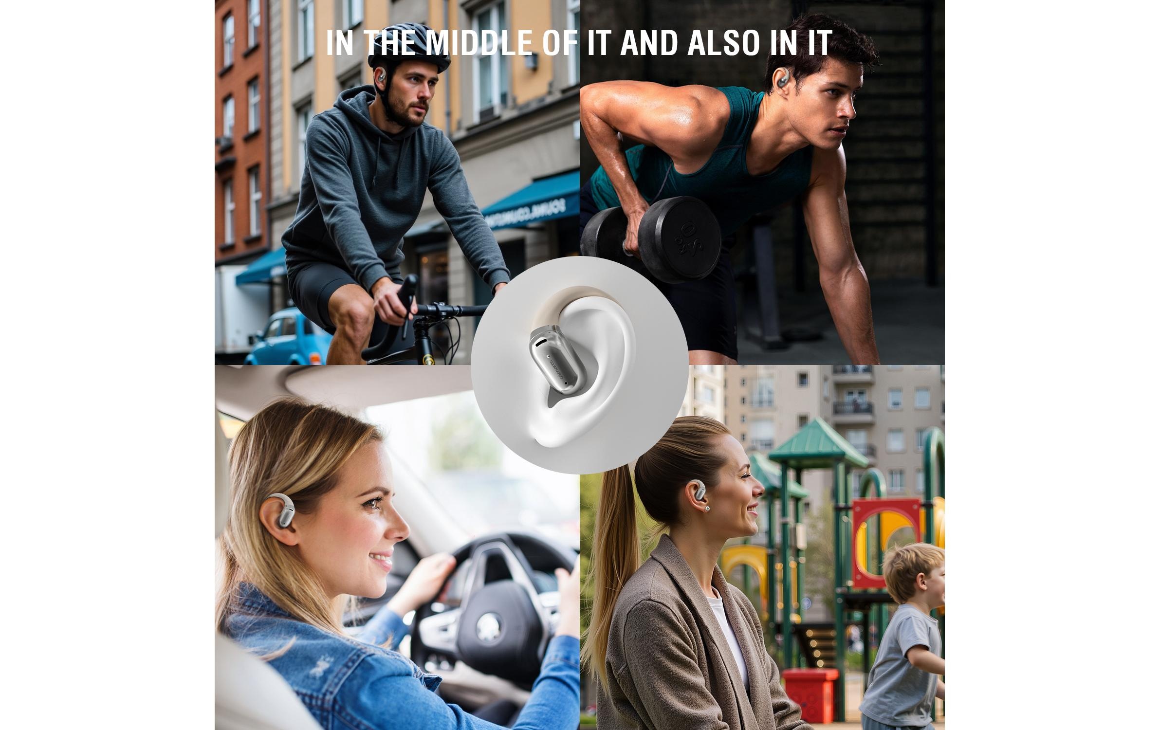4smarts Bluetooth-Kopfhörer »SkyBuds AI Screen«, Bluetooth