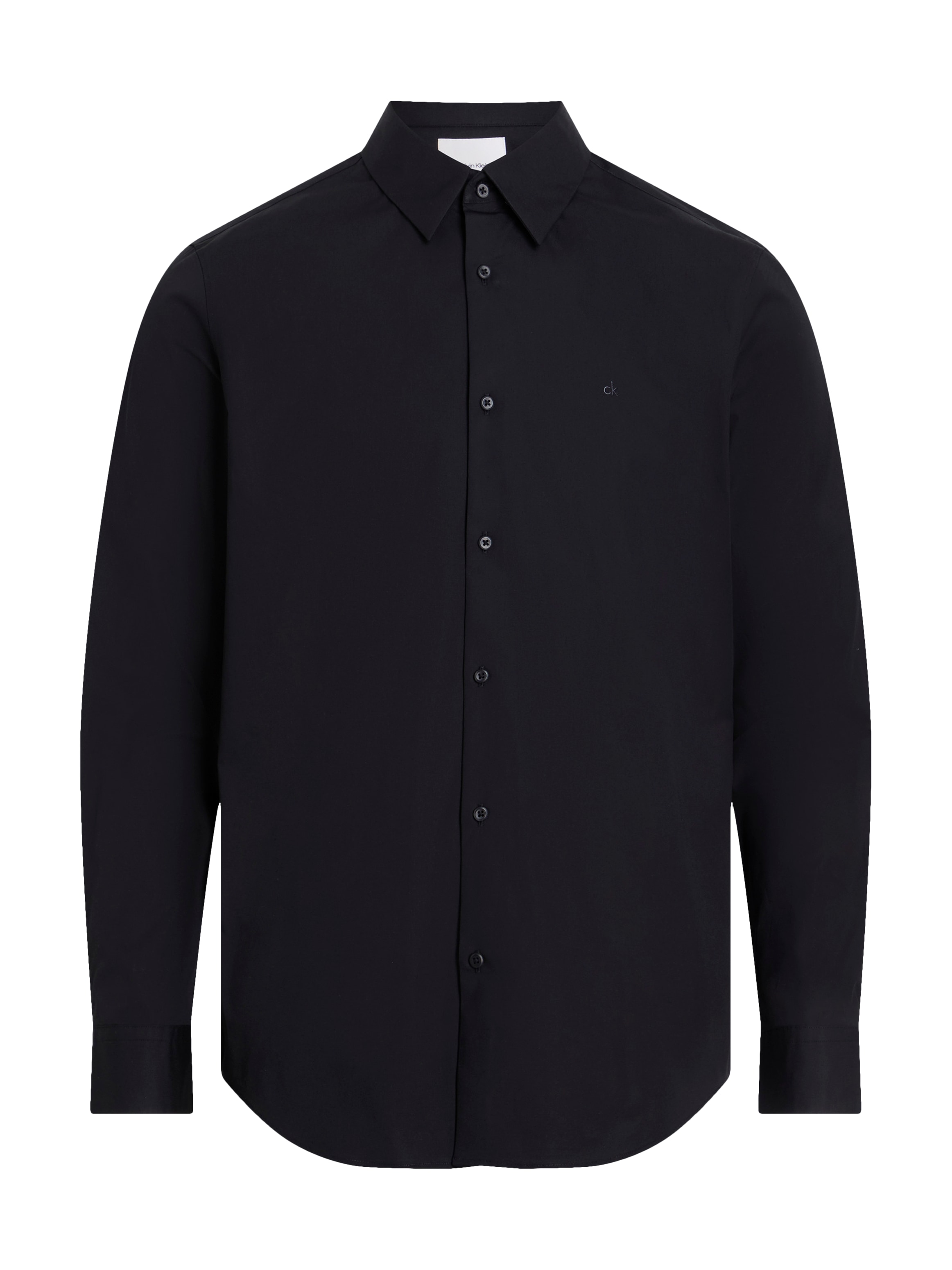 Calvin Klein Langarmhemd »LS SOLID STRETCH SLIM SHIRT«, in Unifarbe