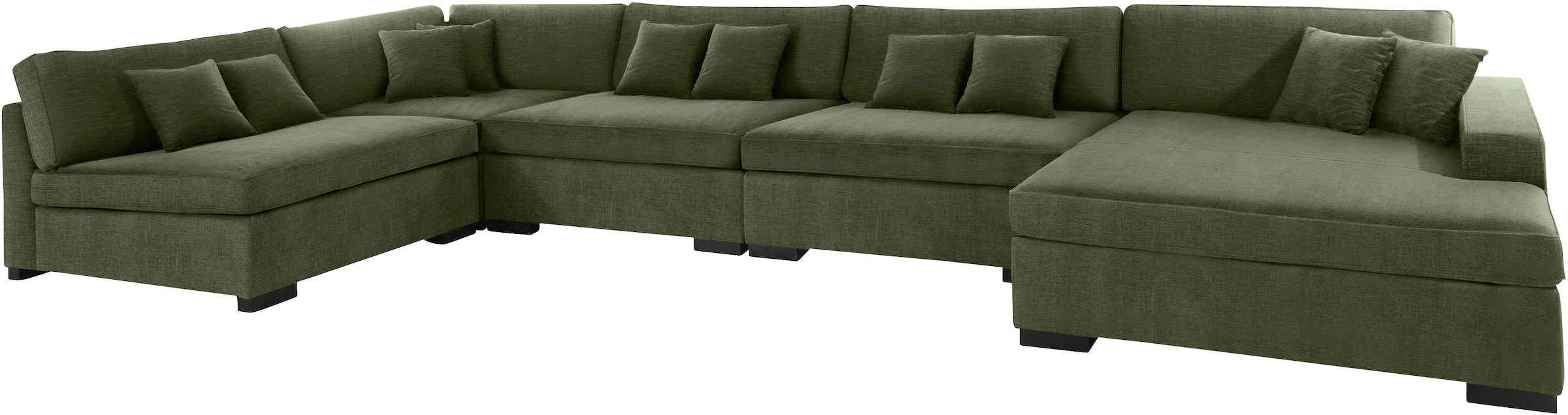 Guido Maria Kretschmer Home&Living Wohnlandschaft »Skara XXL U-Form«, Lounge-Sofa XXL mit Federkern-Polsterung, in vielen Bezugsvarianten