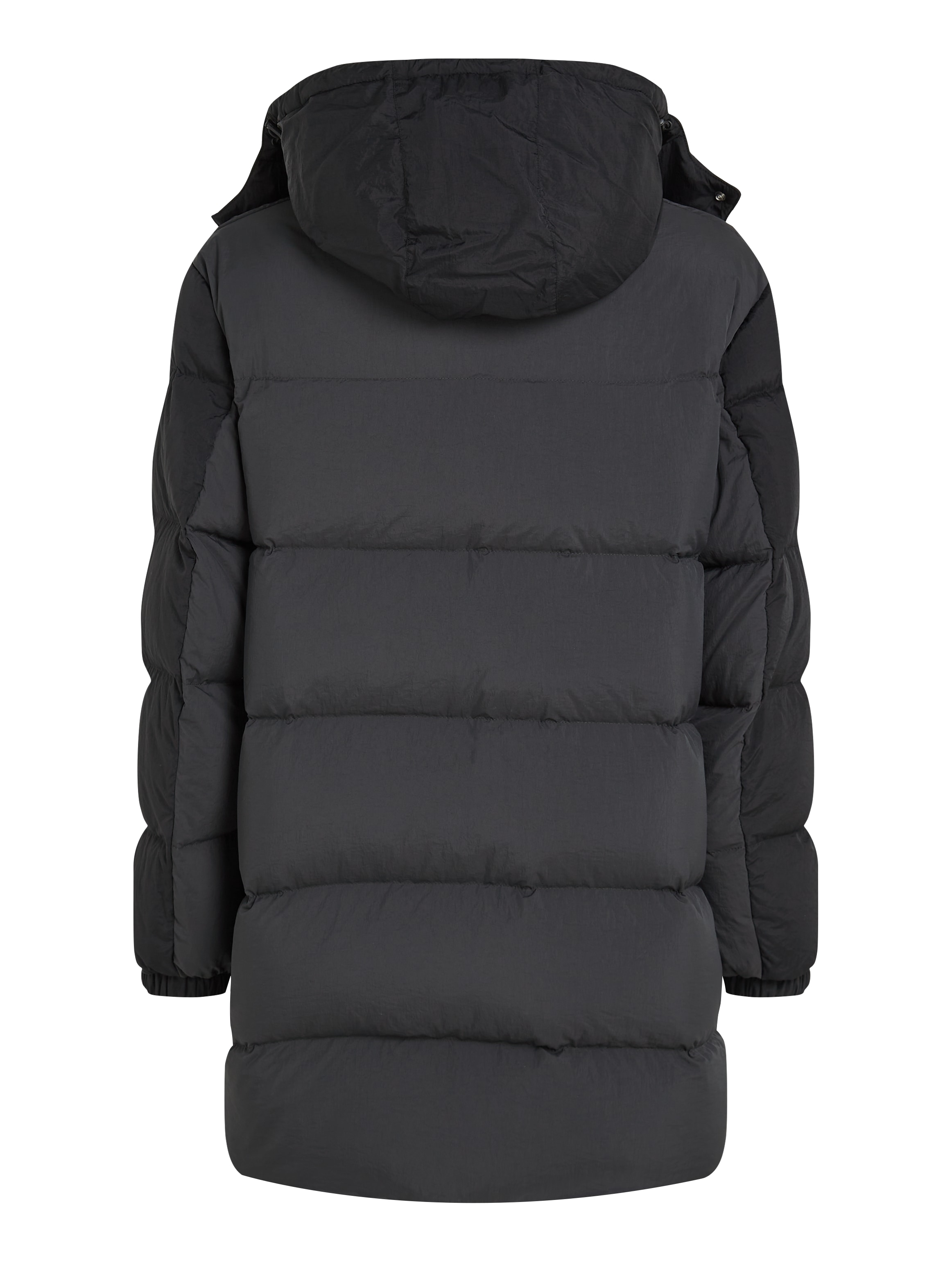 Tommy Jeans Steppmantel »TJM TWO TONE PARKA«, kontrastfarbene Einsätze