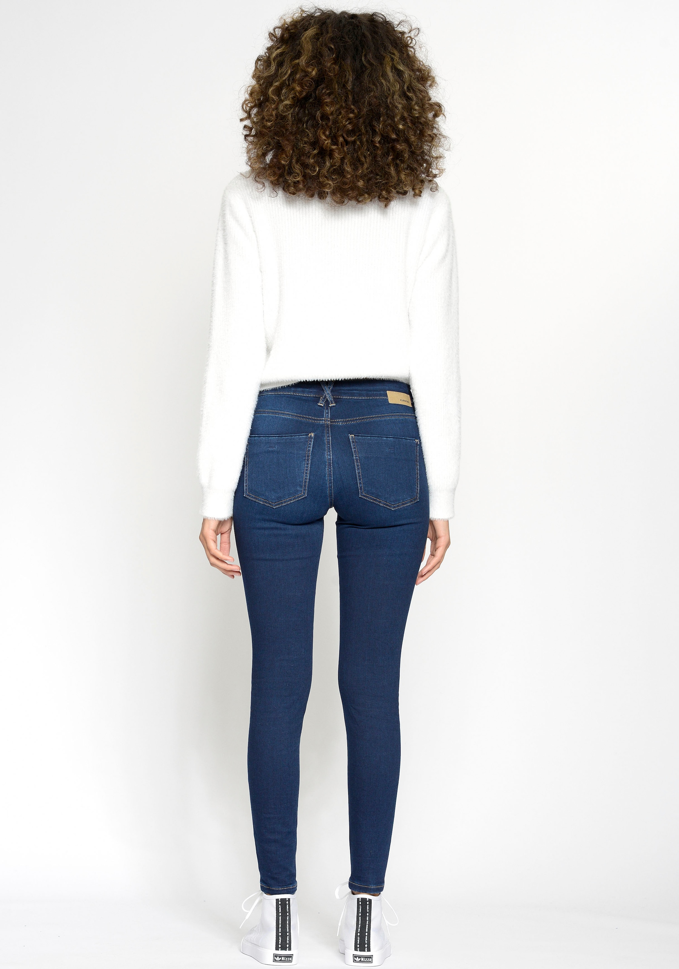 GANG Skinny-fit-Jeans »94LAYLA«, mit Used-Effekten