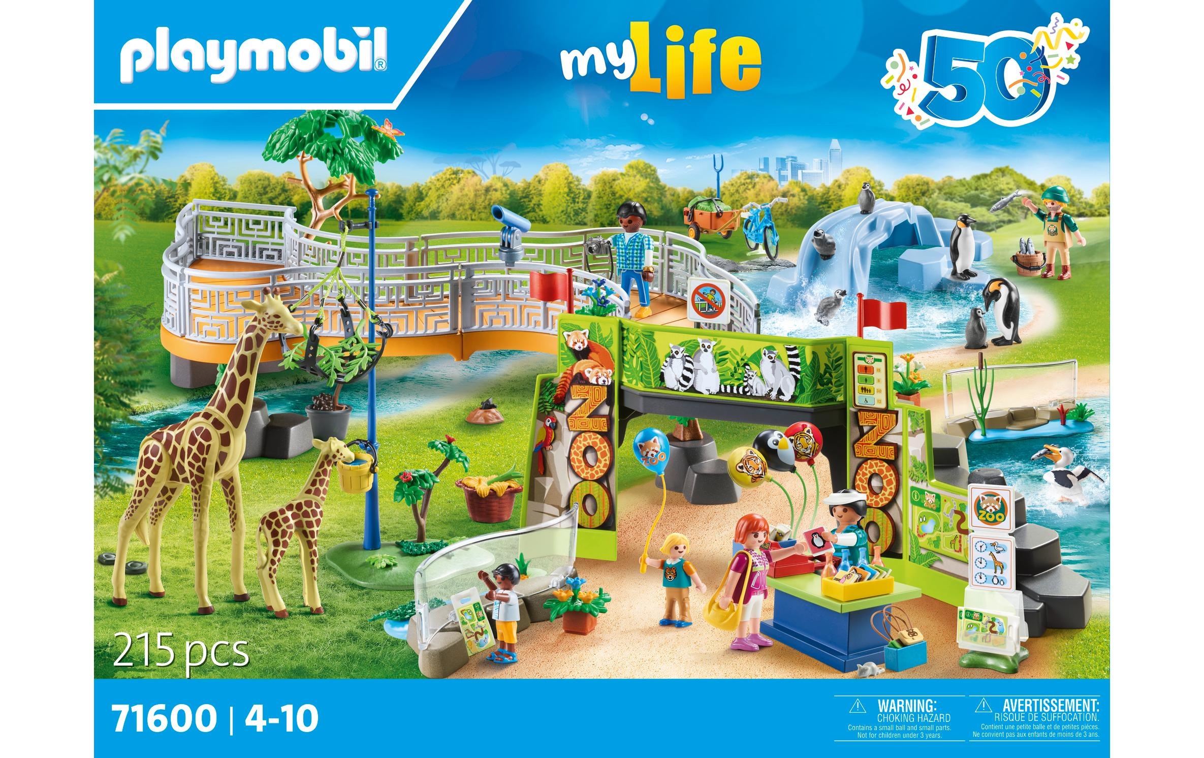 Playmobil® Spielbausteine »My Life Mein grosser Erlebnis-Zoo 71600«, (66 St.)