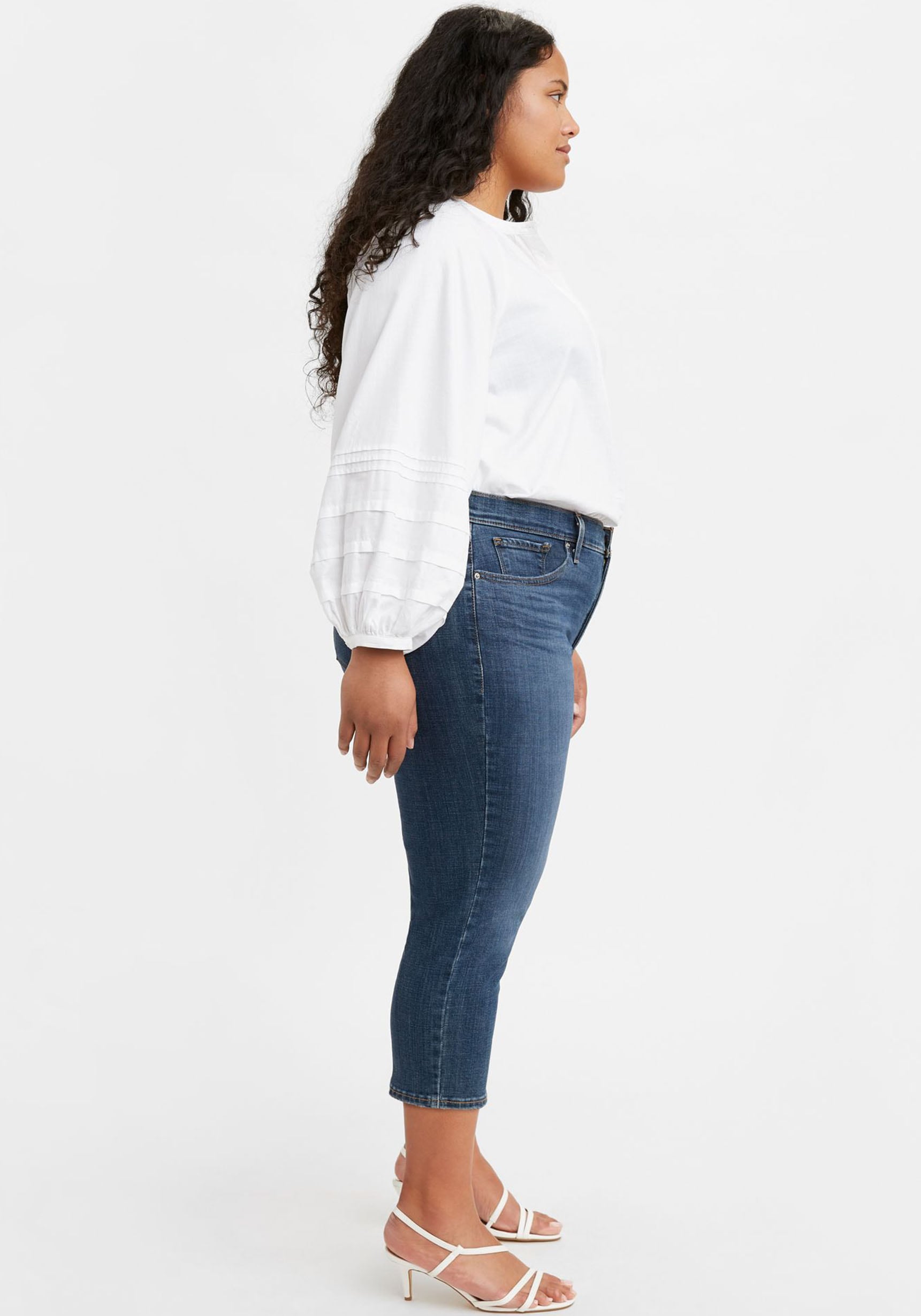 Levi's® Plus Caprijeans »Jeans 311 PL SHP SKNY CAPRI 22«, aus elastischem Baumwollmix