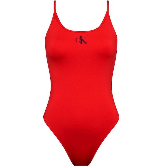 Calvin Klein Swimwear Badeanzug »SCOOP BACK ONE PIECE«, mit Calvin Klein  Markenlabel online bestellen bei Jelmoli-Versand Schweiz