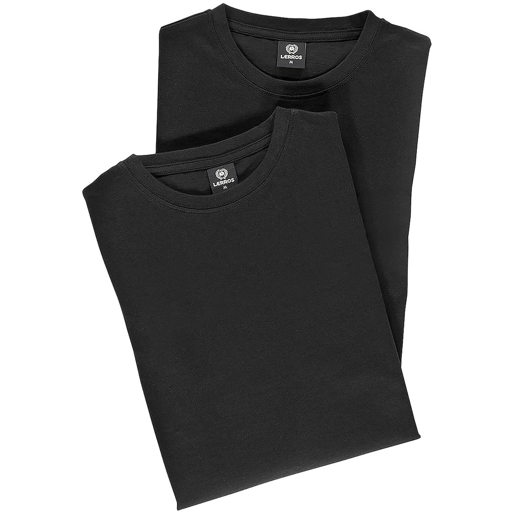 LERROS T-Shirt, (Packung, 2 tlg.)